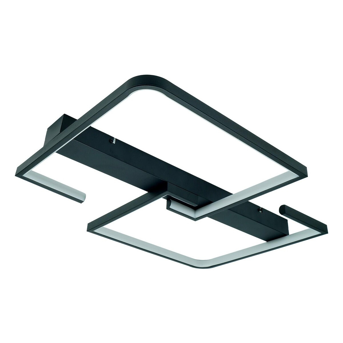 Lampa sufitowa SALEM czarno-biała LED 1x48W Neutralna biel 4100lm IdeaLED