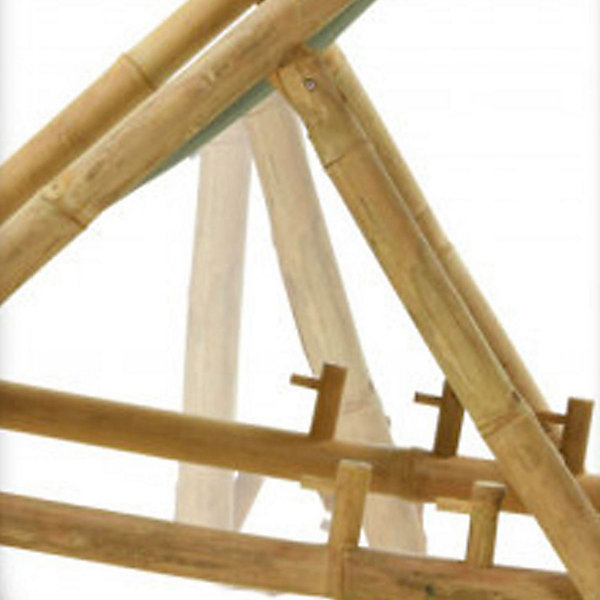 Chilienne bambou avec appui tête écru Ambiance