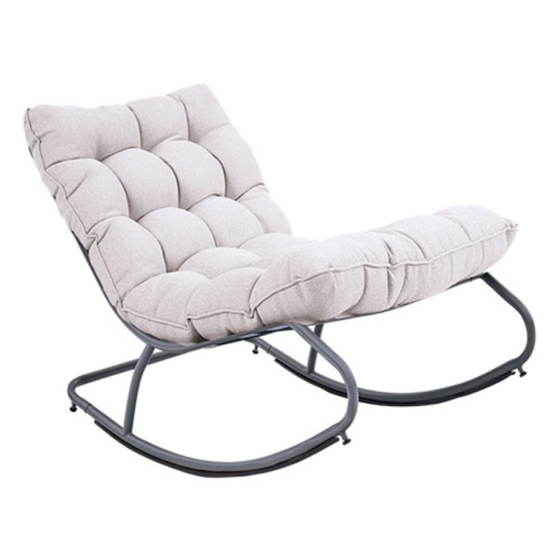 Rocking chair Madrid gris