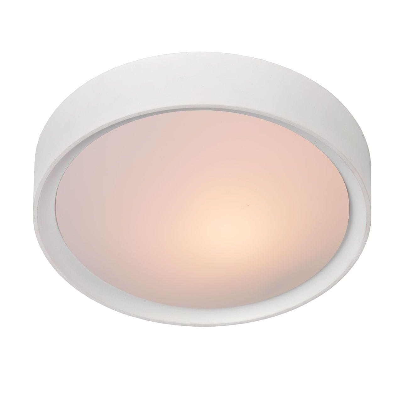 Plafonbiały okrągły 25cm LEX 1xE27x40W IP20 Lucide