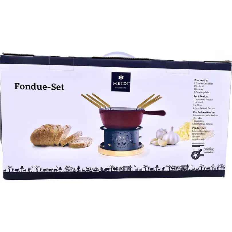 Fondue-Set 8-teilig Folk