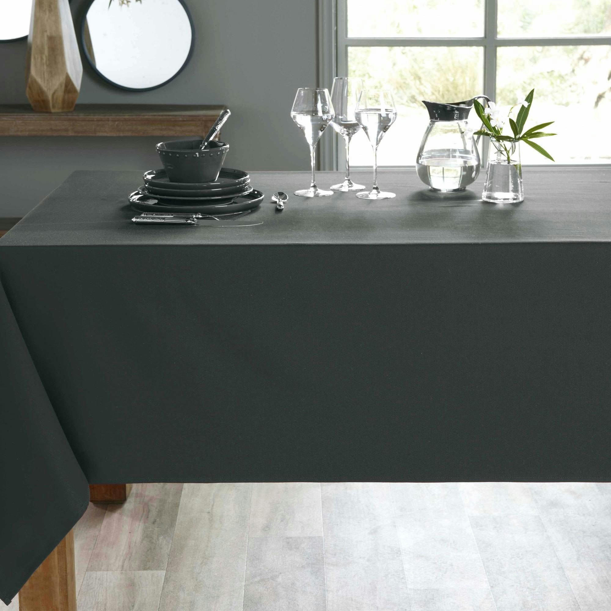 LONA - Nappe 150x200 gris anthracite en coton