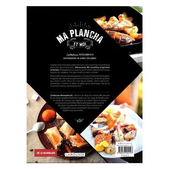 Livre de recettes Ma Plancha et Moi - Le Marquier