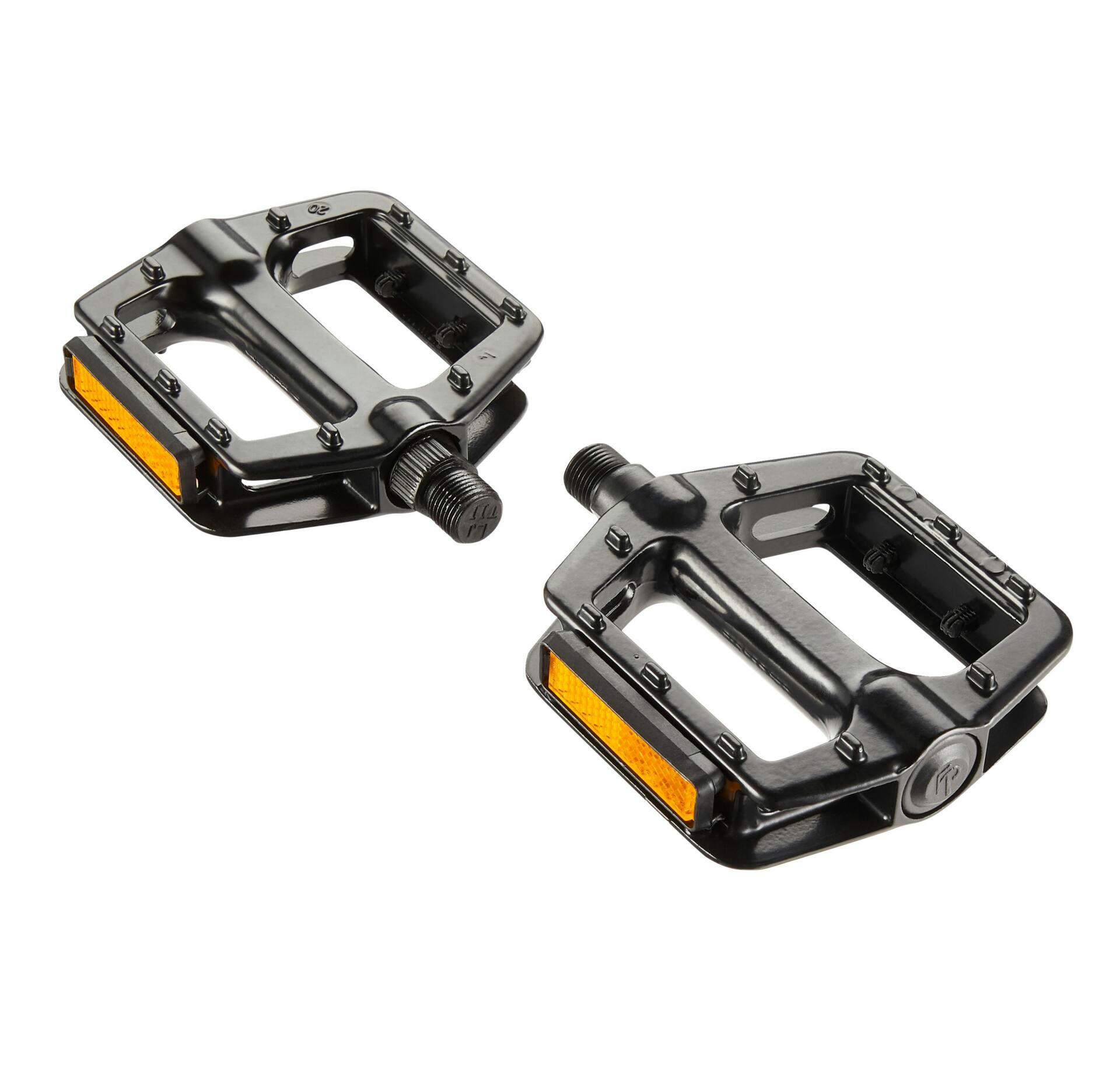Redline Lightweight Alloy Bike Pedals w/Reflectors, Black