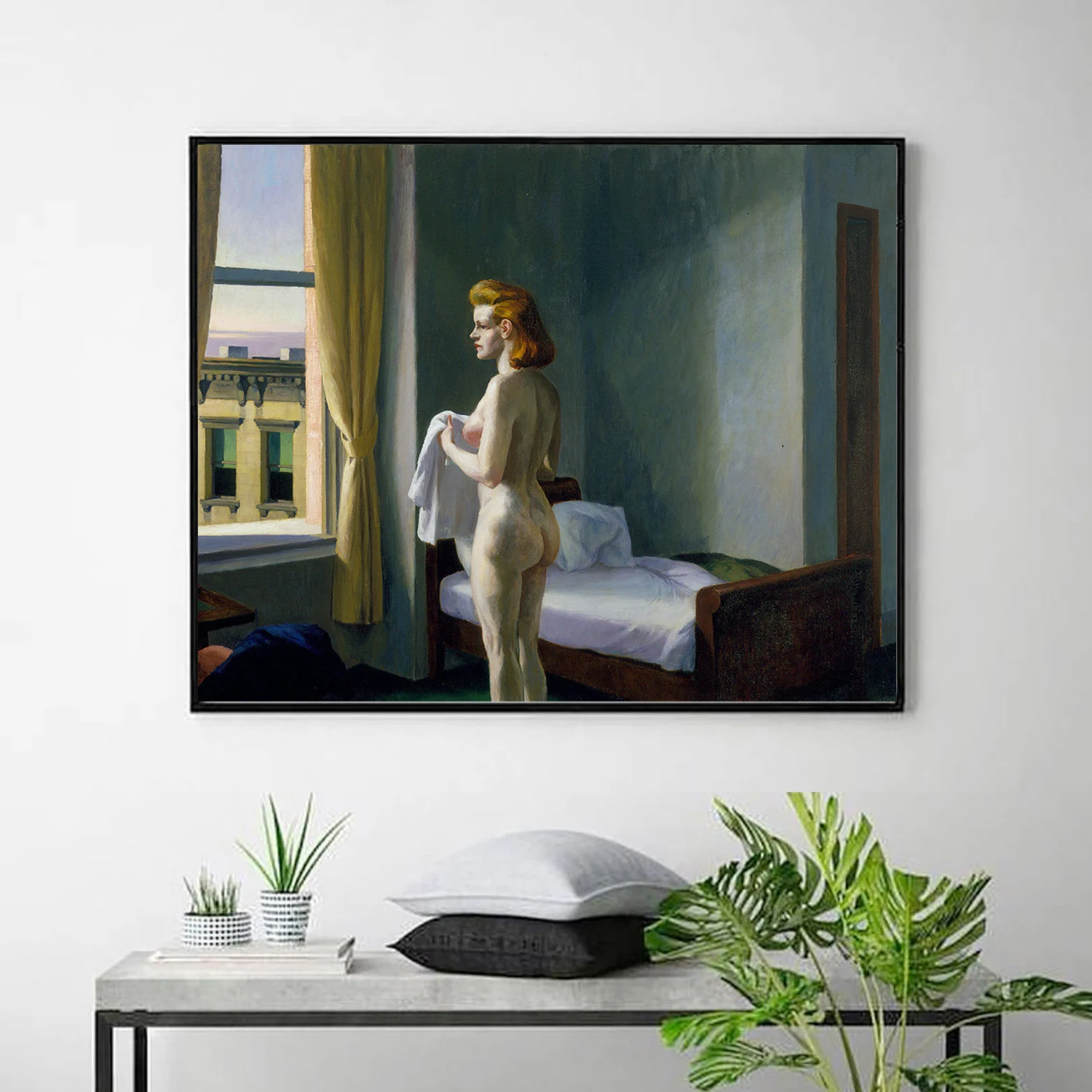 Morning in a City-Edward Hopper,office Decor,Exhibition Poster,American Realism,Giclee fine print,Modern art,giclee print in various sizes