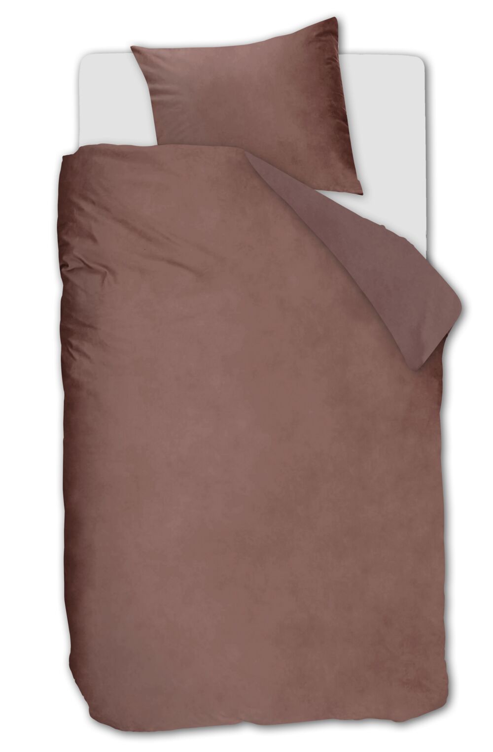 Ambiante Velvety - 140 x 200/220 cm - Roze