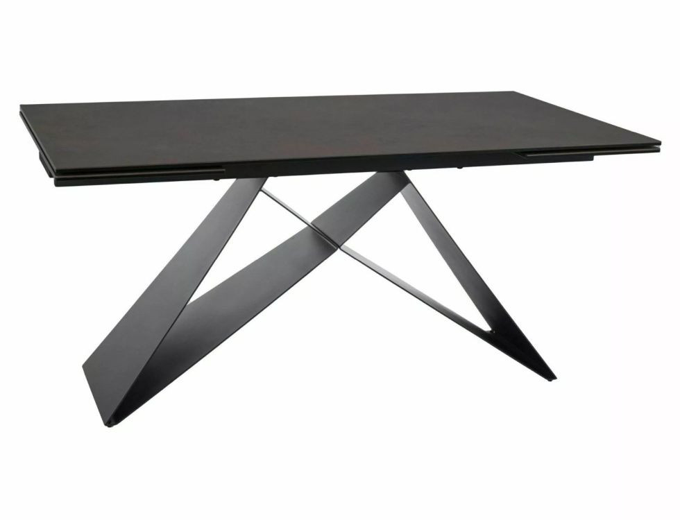 Stół rozkładany WESTIN CERAMIC 160(240)x90 brązowy mat ossid
