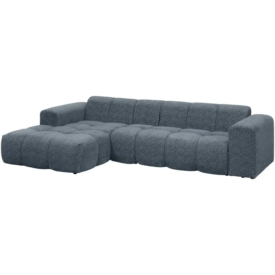 Hoekbank Beau links - Raven - donkerblauw