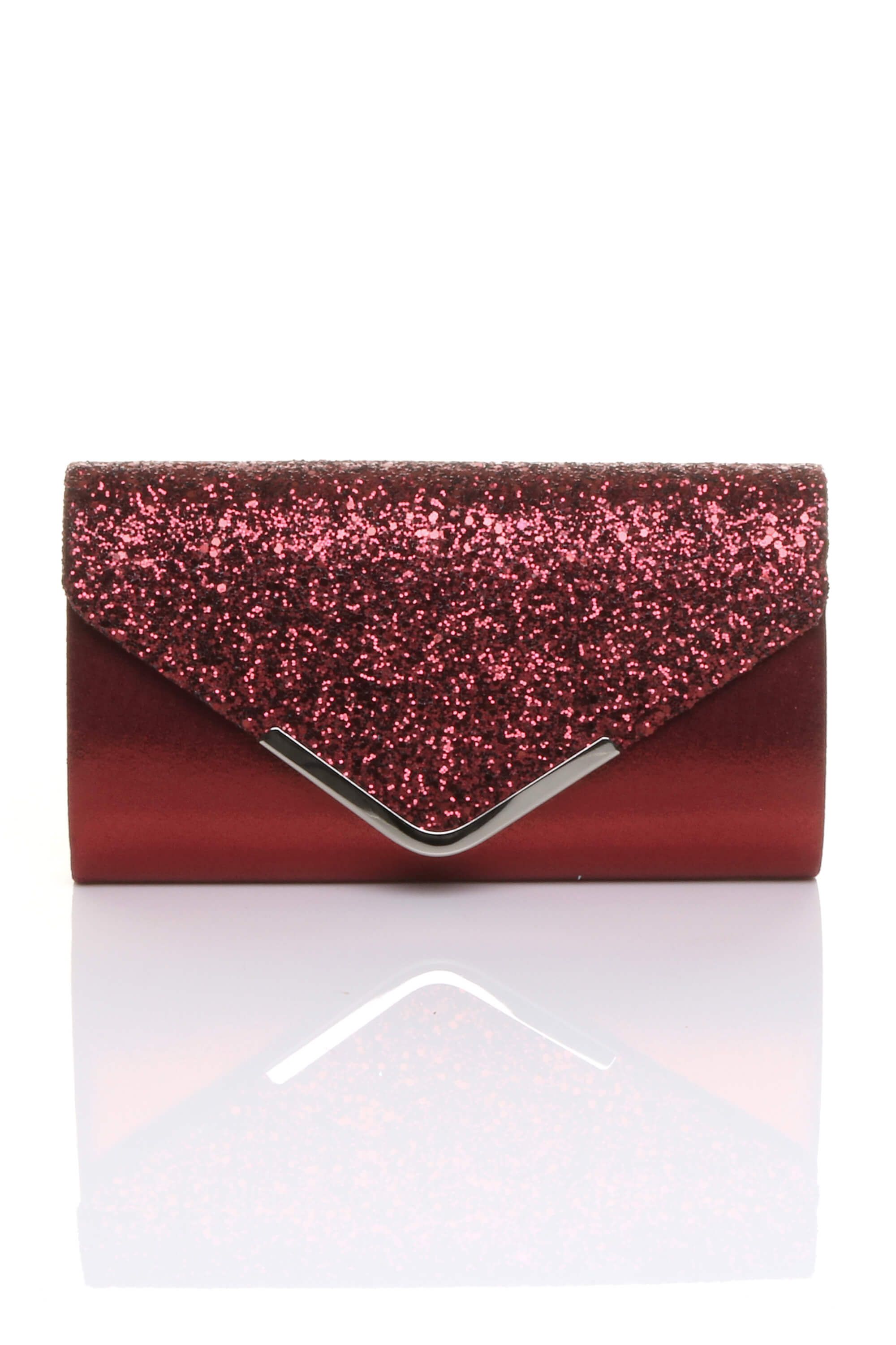 AJVANI Glitter Envelope Evening Prom Party Clutch Shoulder Bag