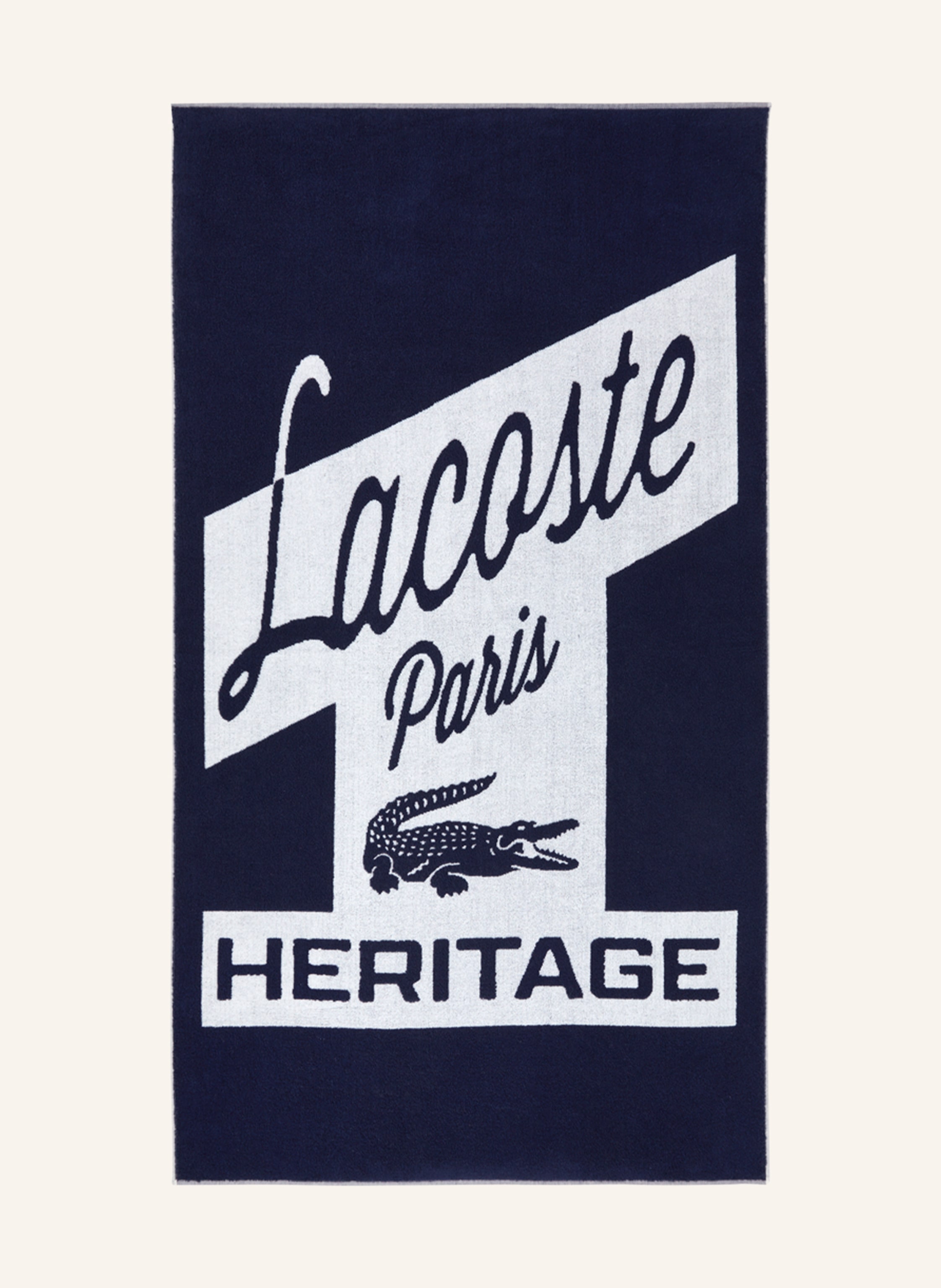 LACOSTE Strandtuch LRETRO