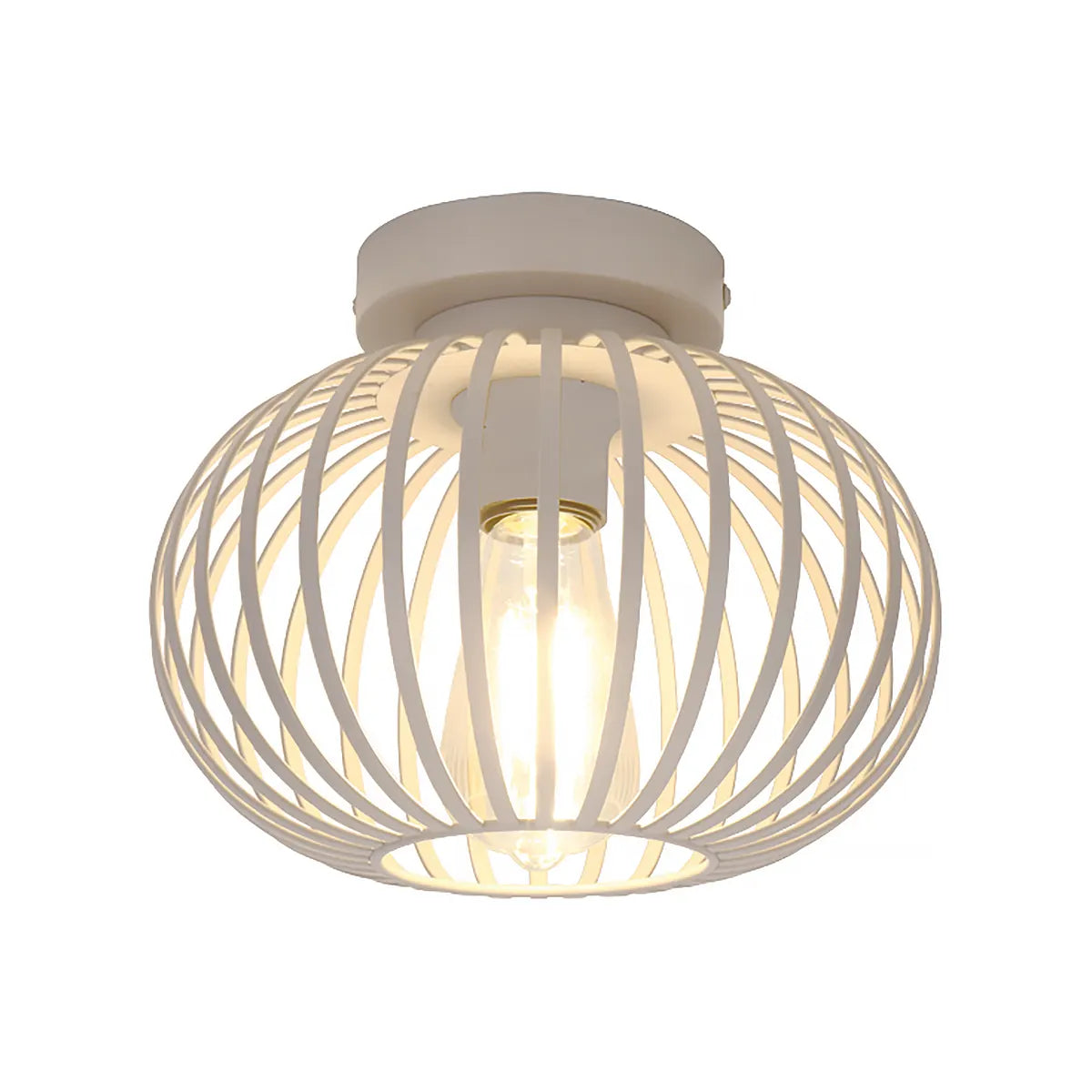 Freelight plafondlamp Aglio - 1 lichts - 25 x 18  cm - beige
