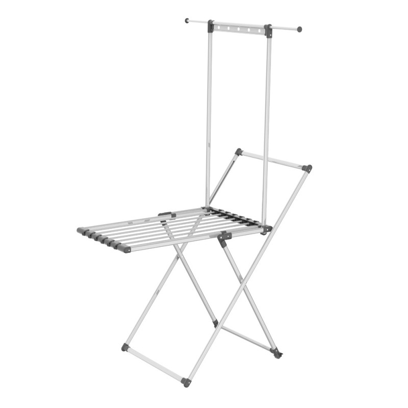 Séchoir sur pieds avec tringle Eveline 10 m PRACTO HOME