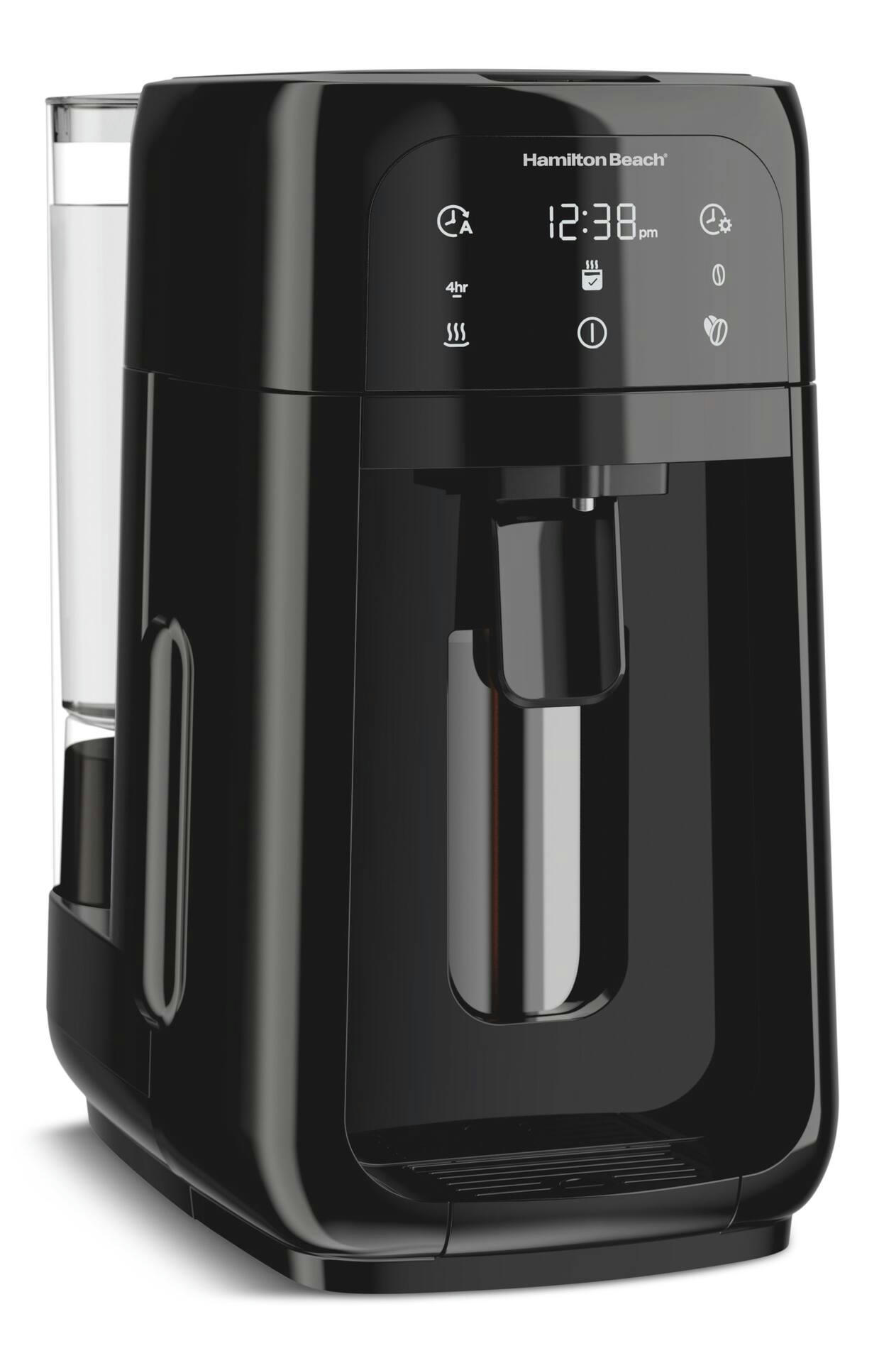 Hamilton Beach One Press® Programable Dispensing Coffee Brew Station Maker, Black, 12-Cup