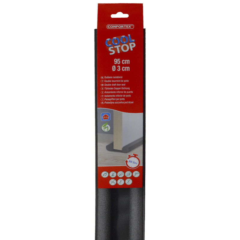 Bas de porte Cool Stop noir 95 cm CONFORTEX