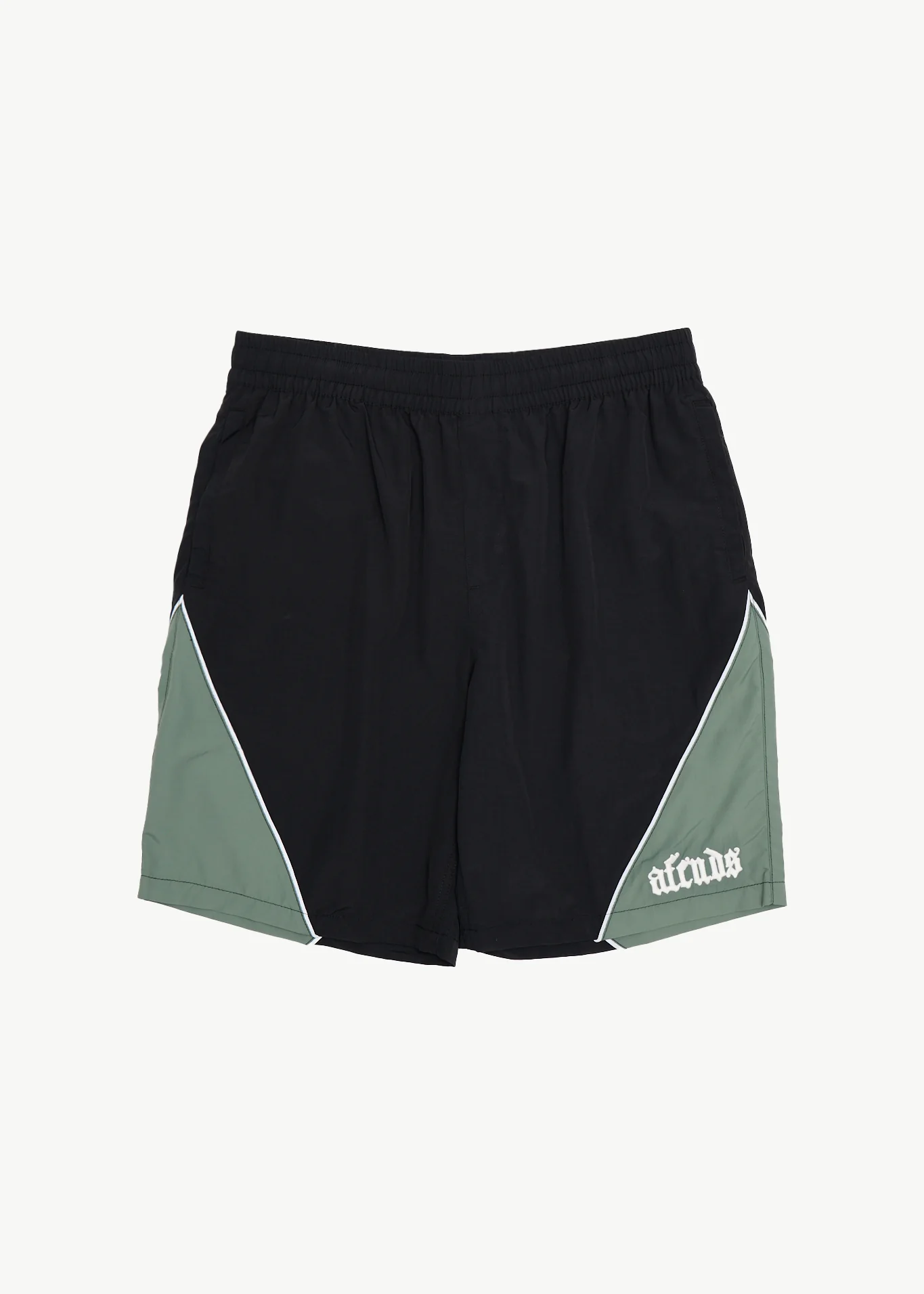 AFENDS Mens Sporting - Panelled Short 20 - Black