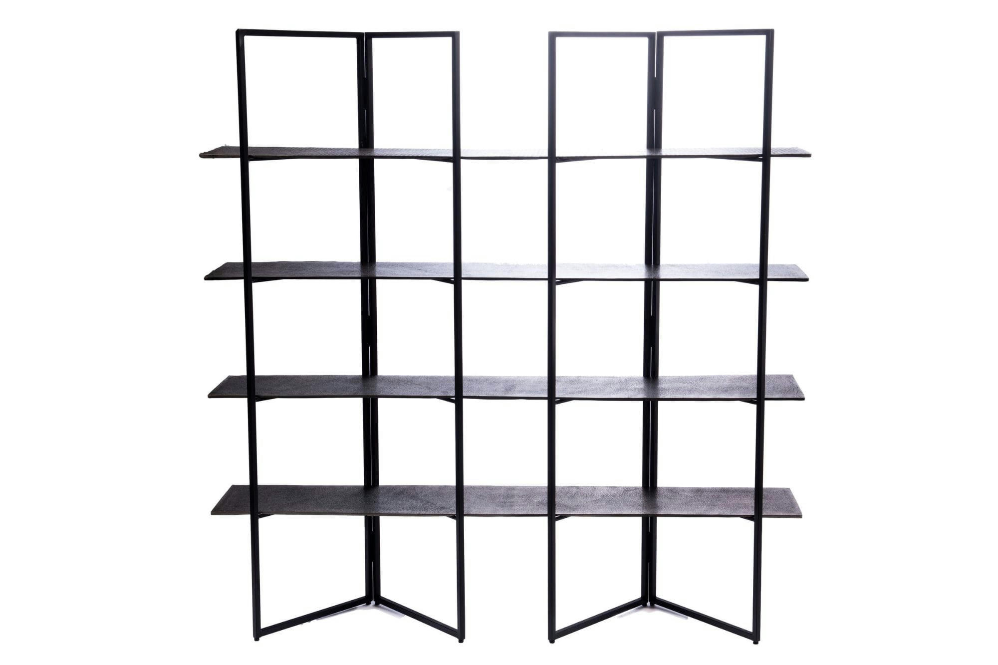 MEDAN - Bibliothèque double design en métal