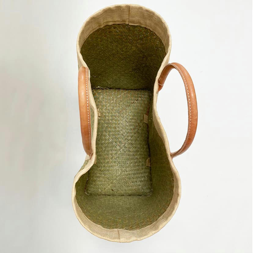 tsimgy - Panier jonc Tsimgy rouge taille XL