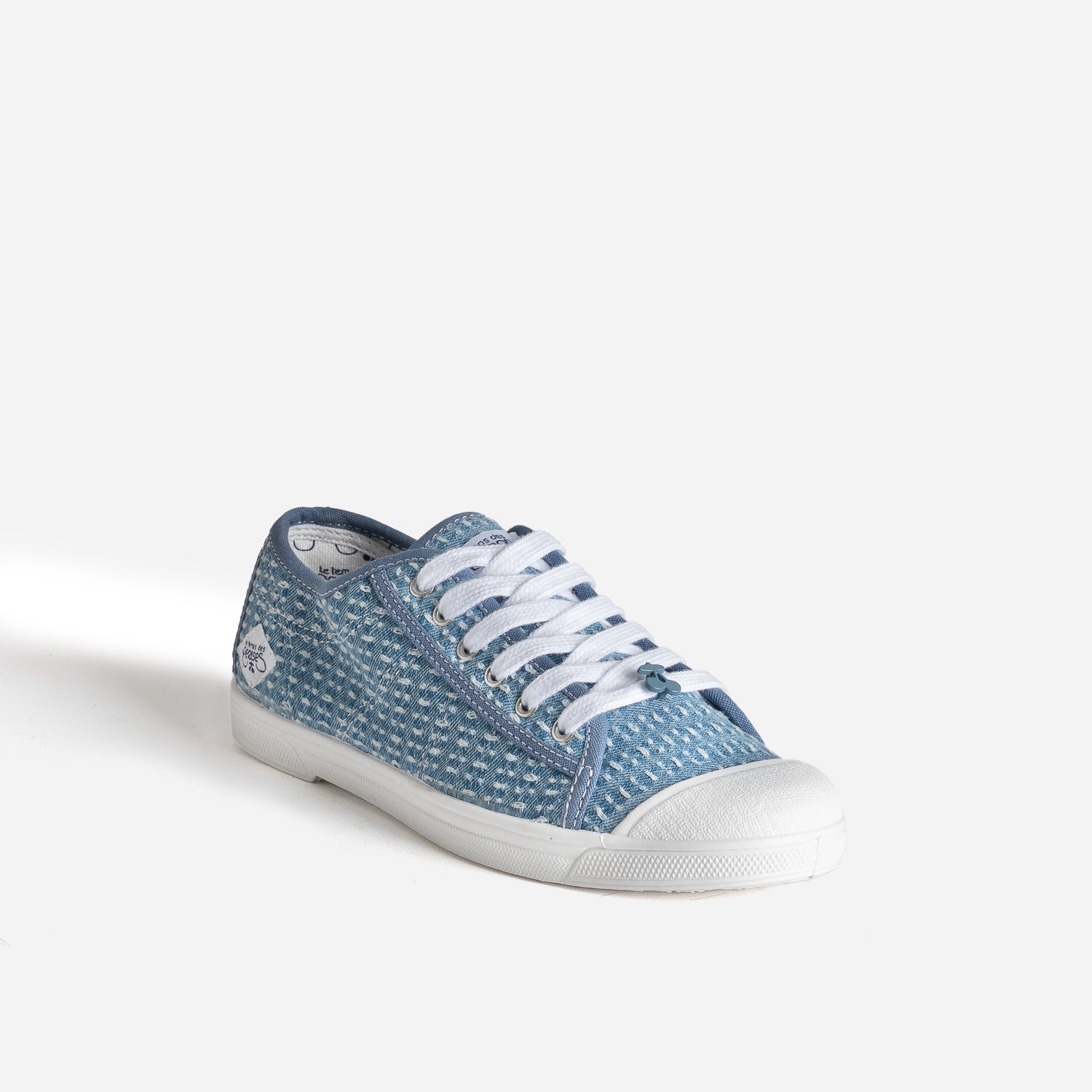Tennis toile bleue LE TEMPS DES CERISES
