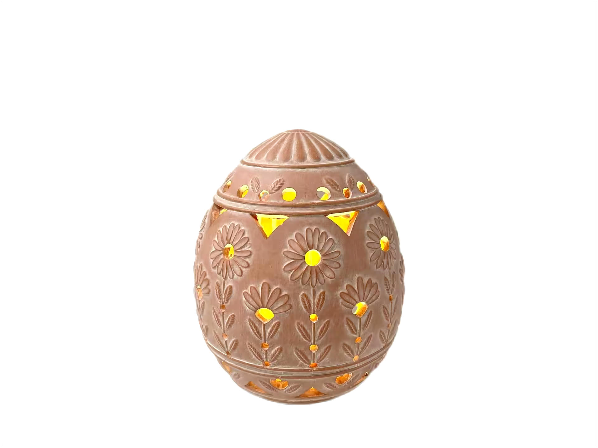 Easter Resin Hollowed-Out Egg with LED light