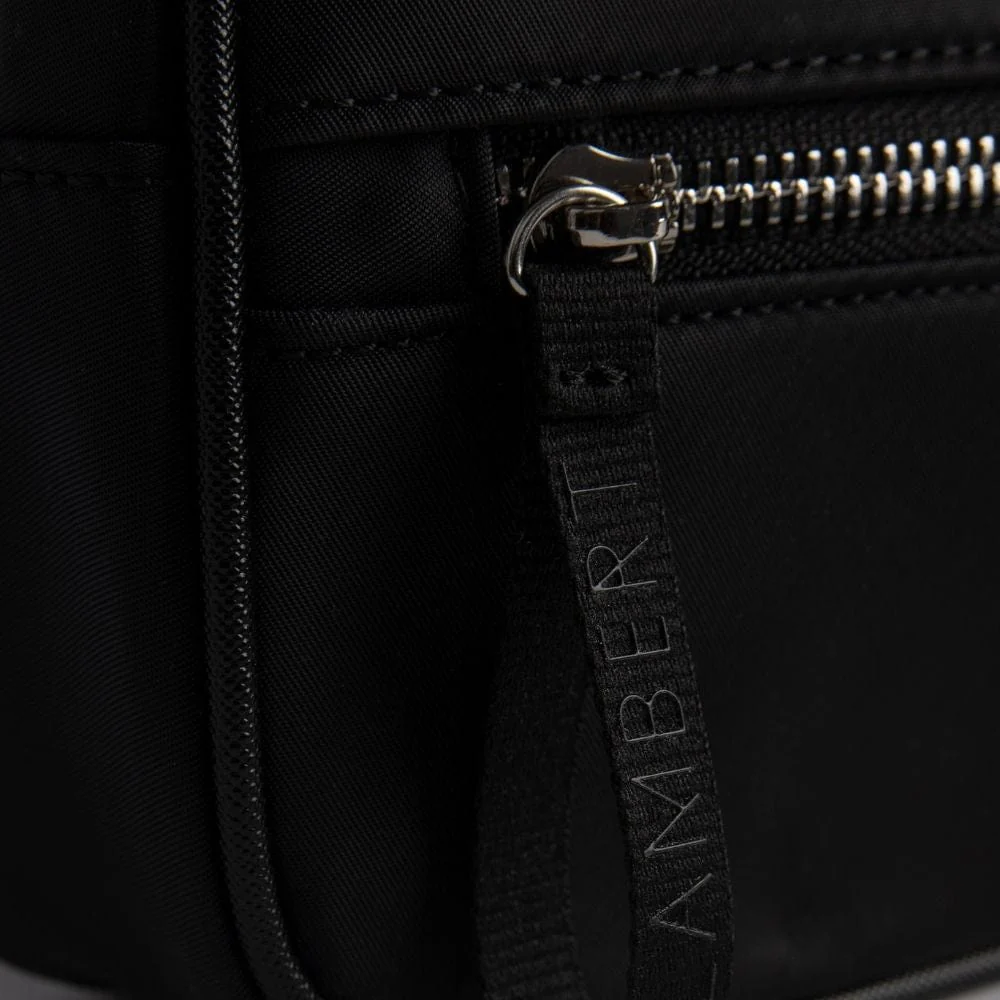 The Jessie - Black Nylon Fanny Pack