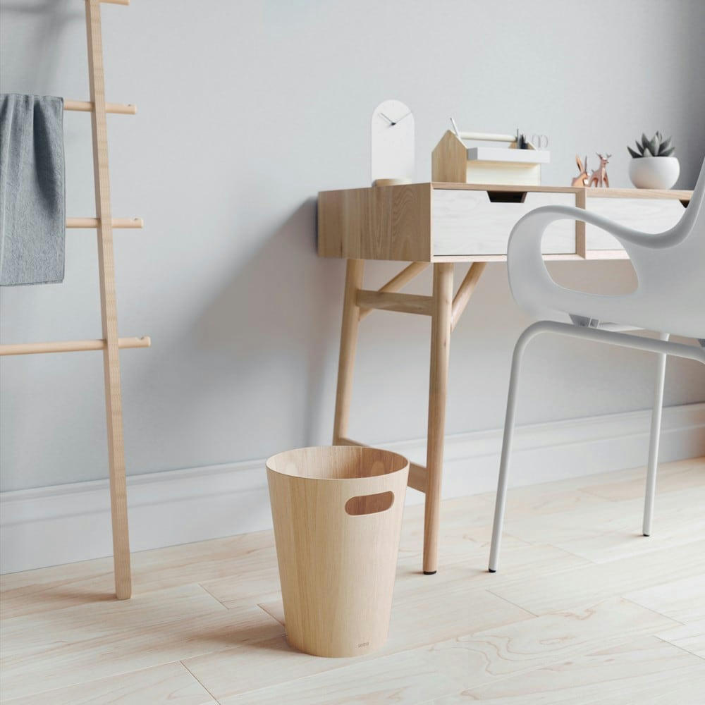 WOODROW - Corbeille woodrow bois naturel