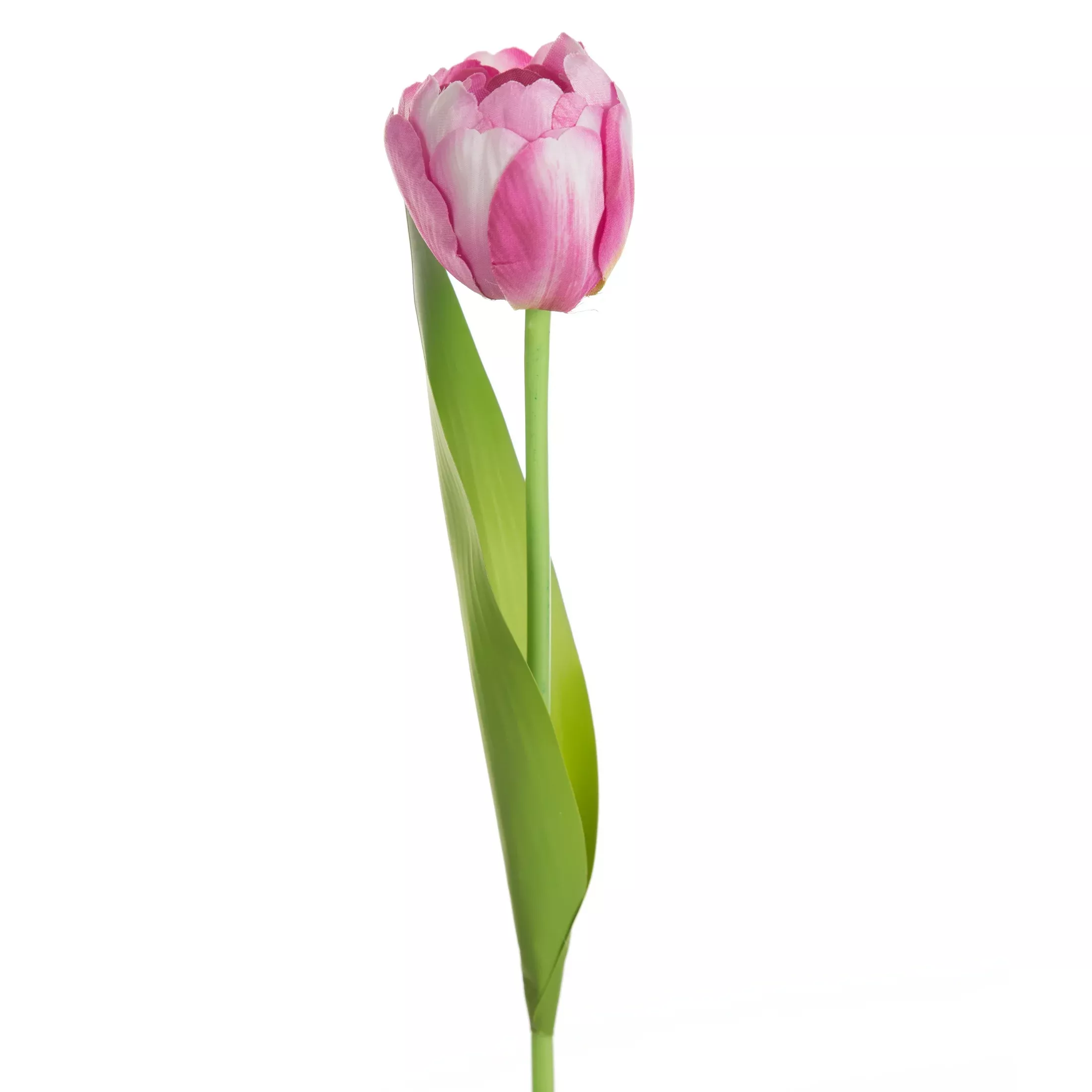 Kwiat sztuczny tulipan różowy 37 cm