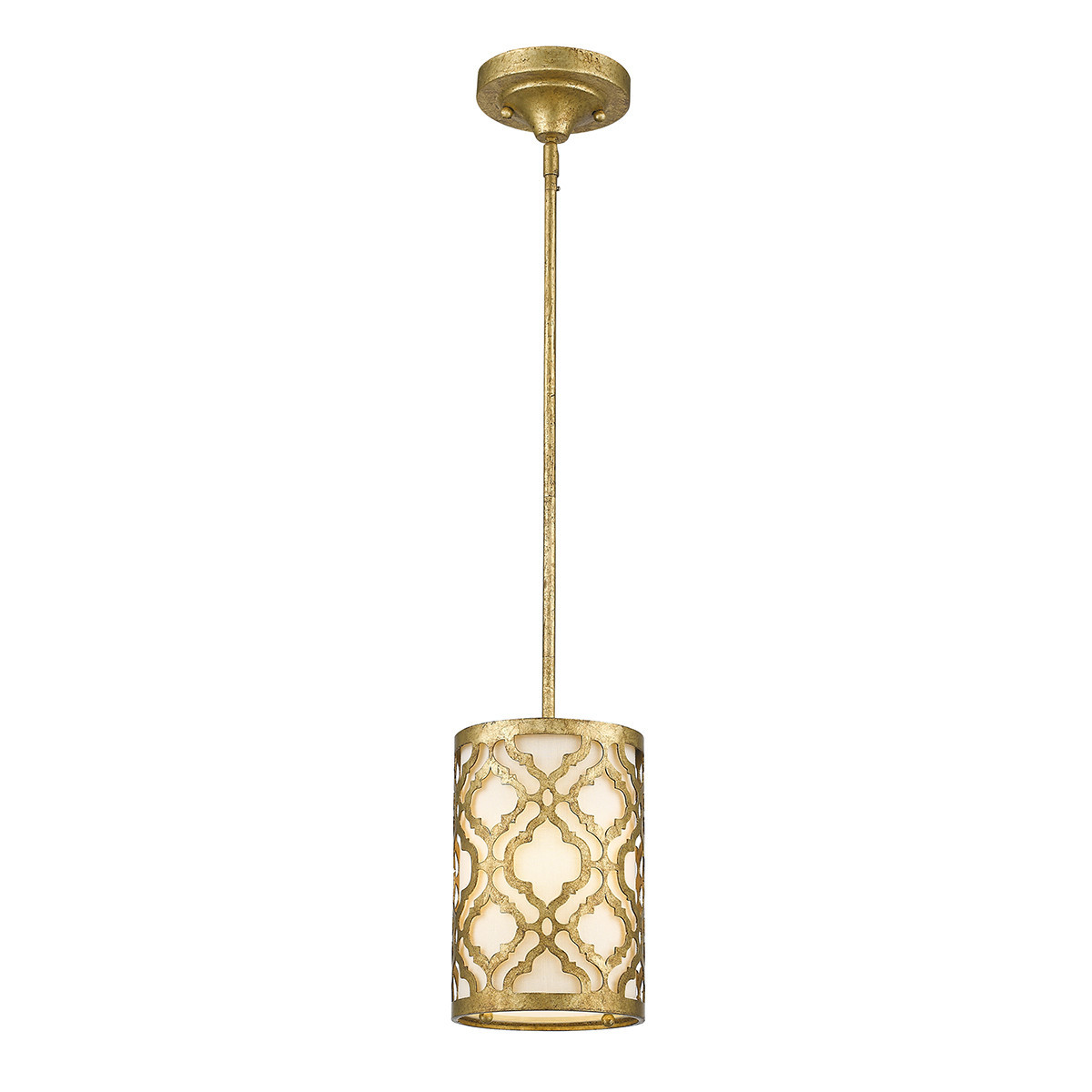 Lampa wisząca postarzane złoto Arabella 1xE27x60W Gilded Nola