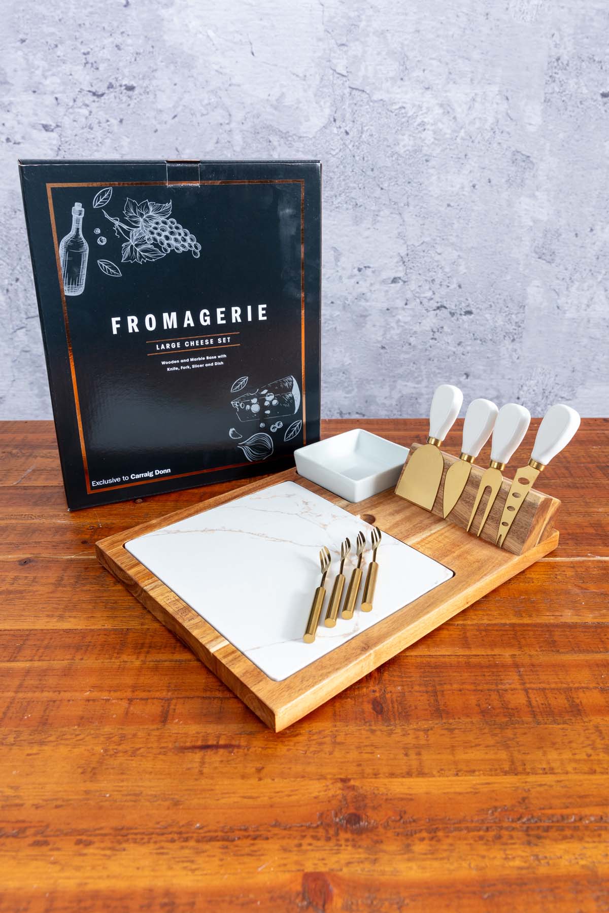 Large Marble Cheese Board