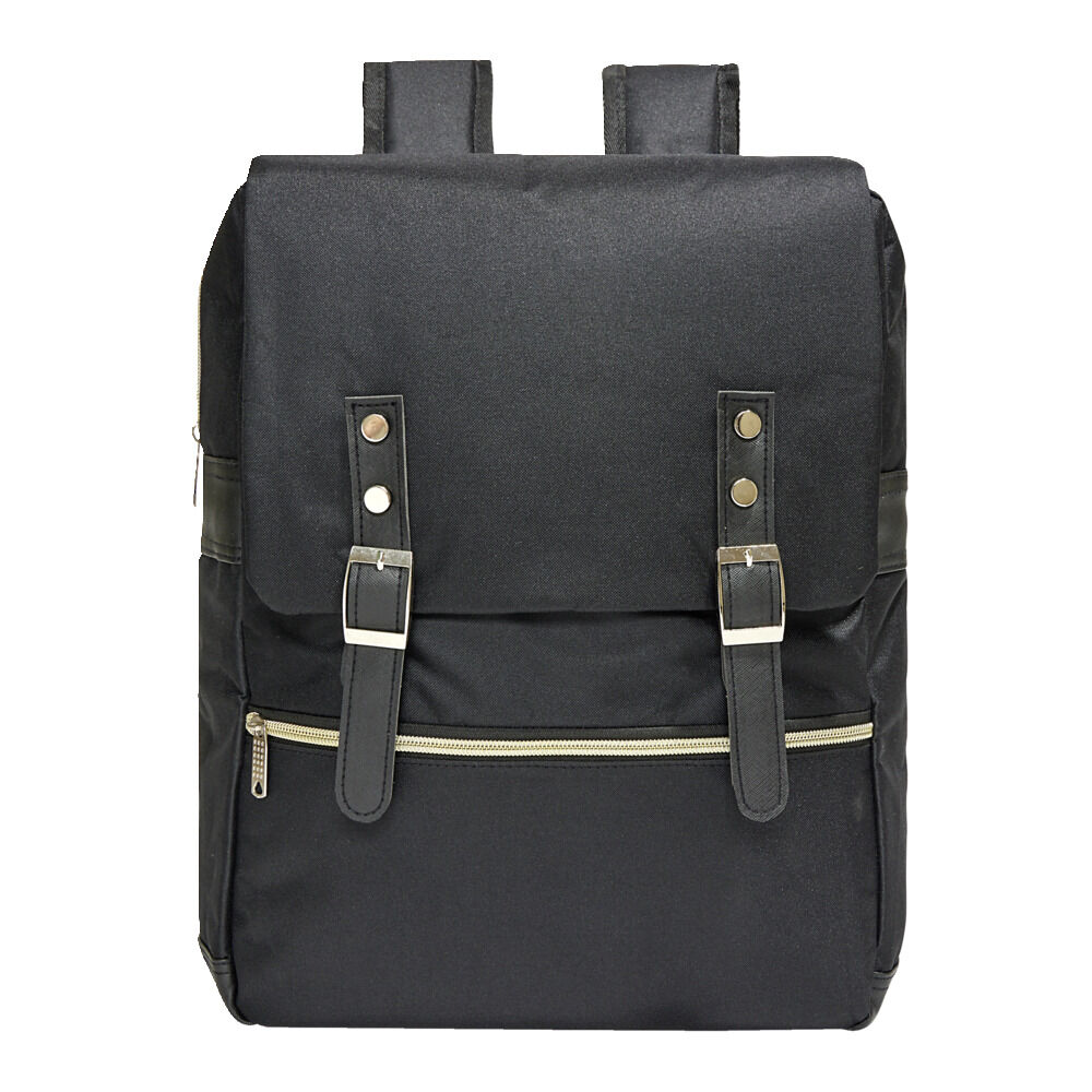 Sac à dos avec fermeture à sangles 30x13xH10cm - 2 modèles noir ou gris