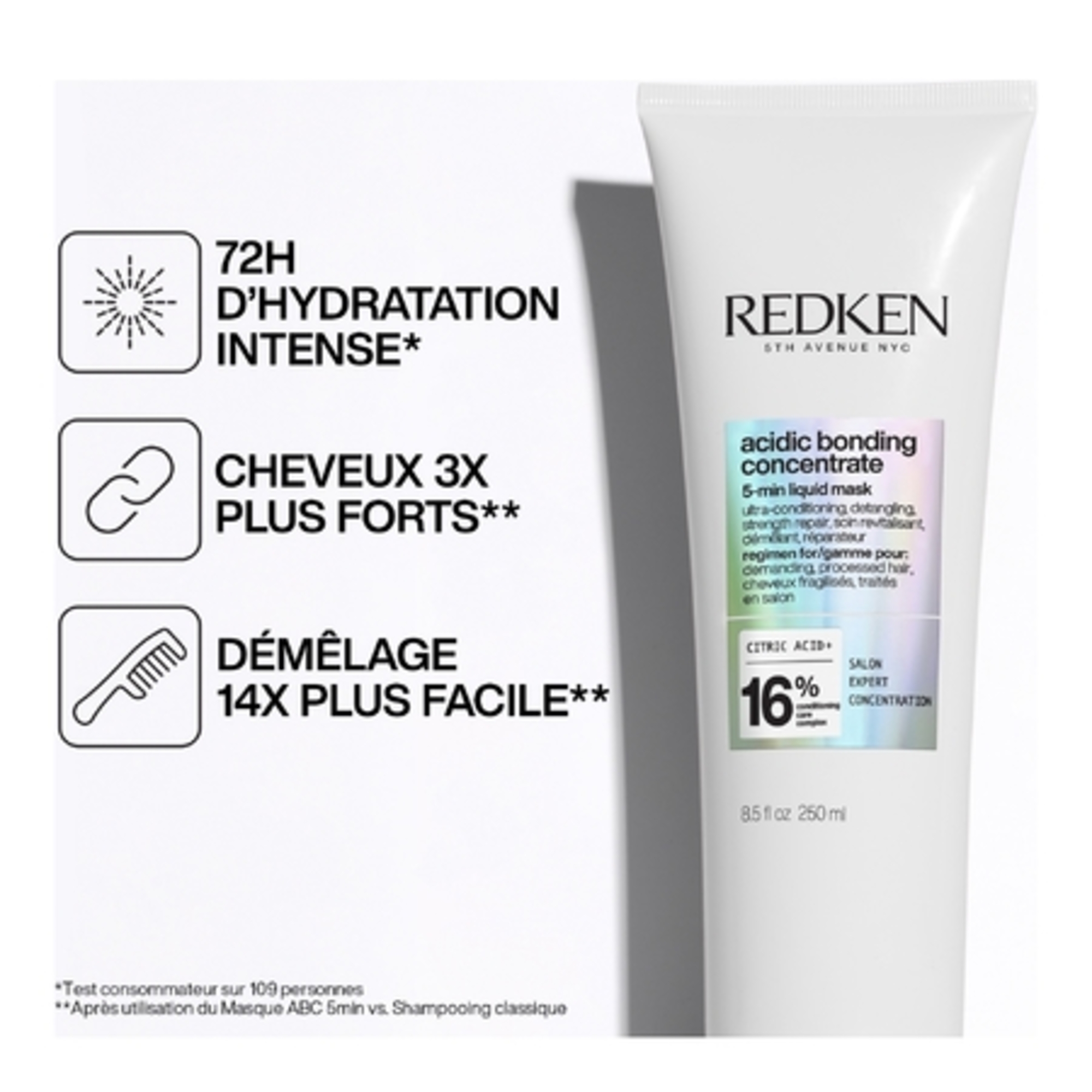 ACIDIC BONDING CONCENTRATEMasque réparateur concentré en soin bonding