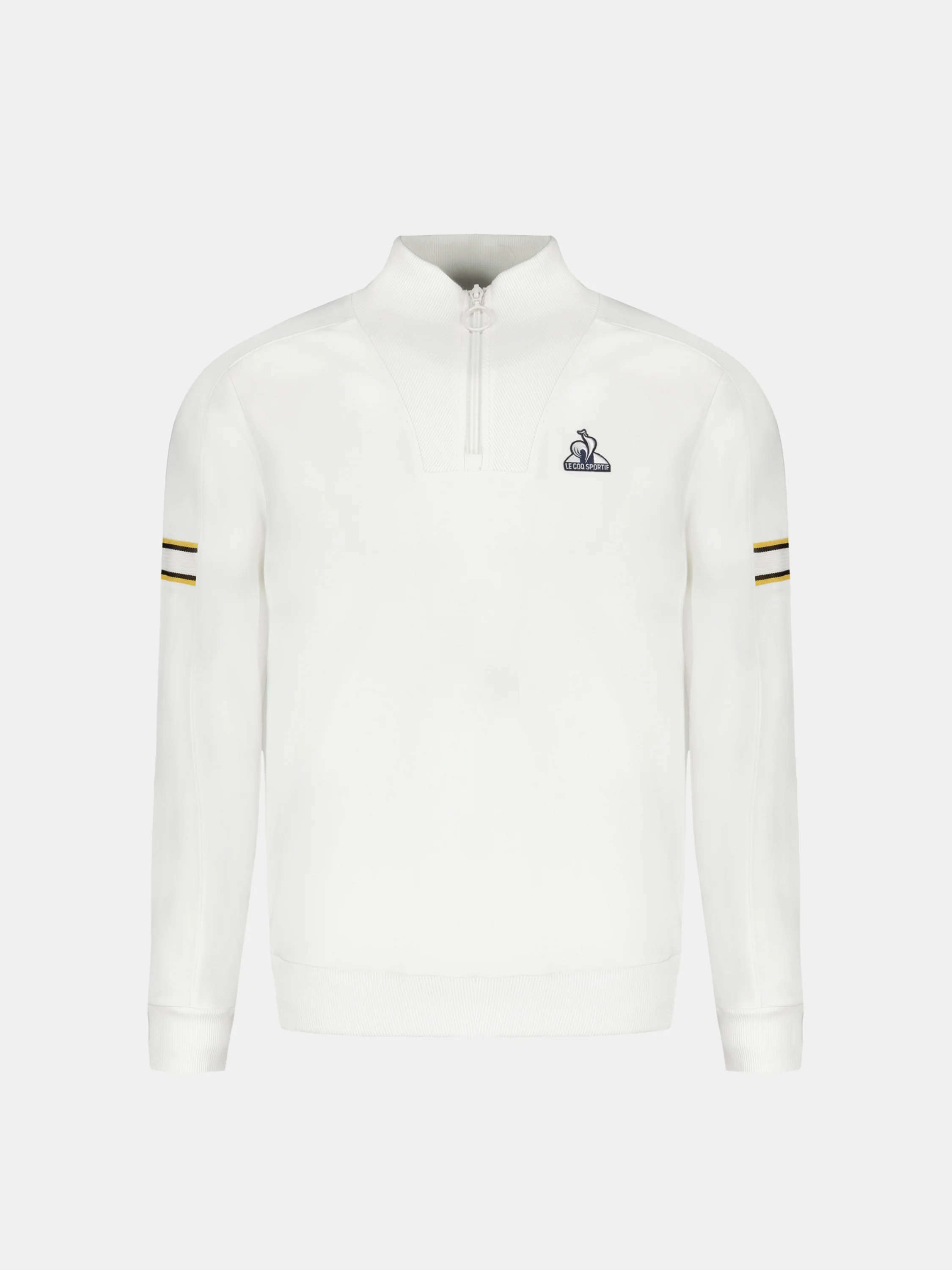 Sweat demi-zip en double face