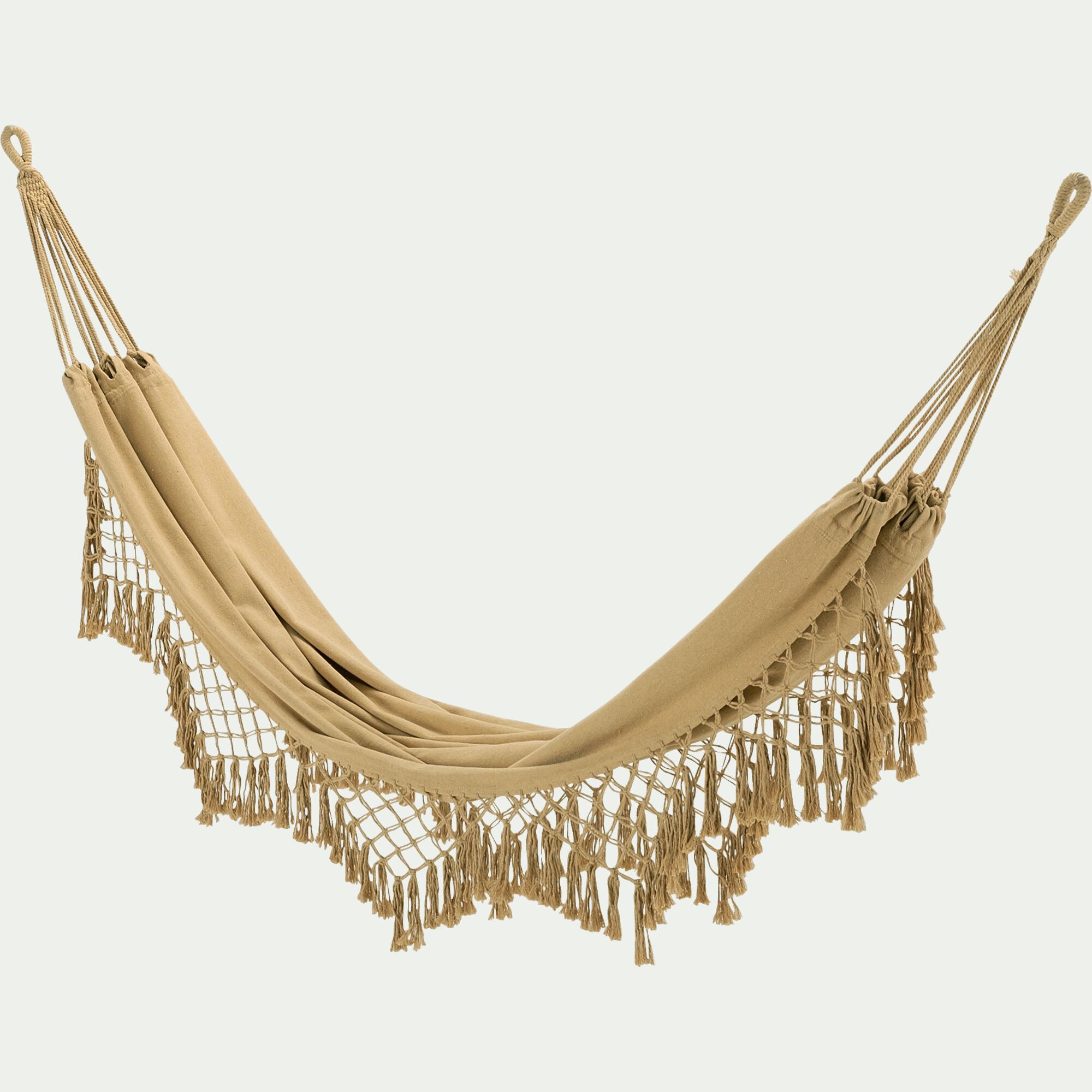PUGLIA - Hamac en polycoton - beige nèfle