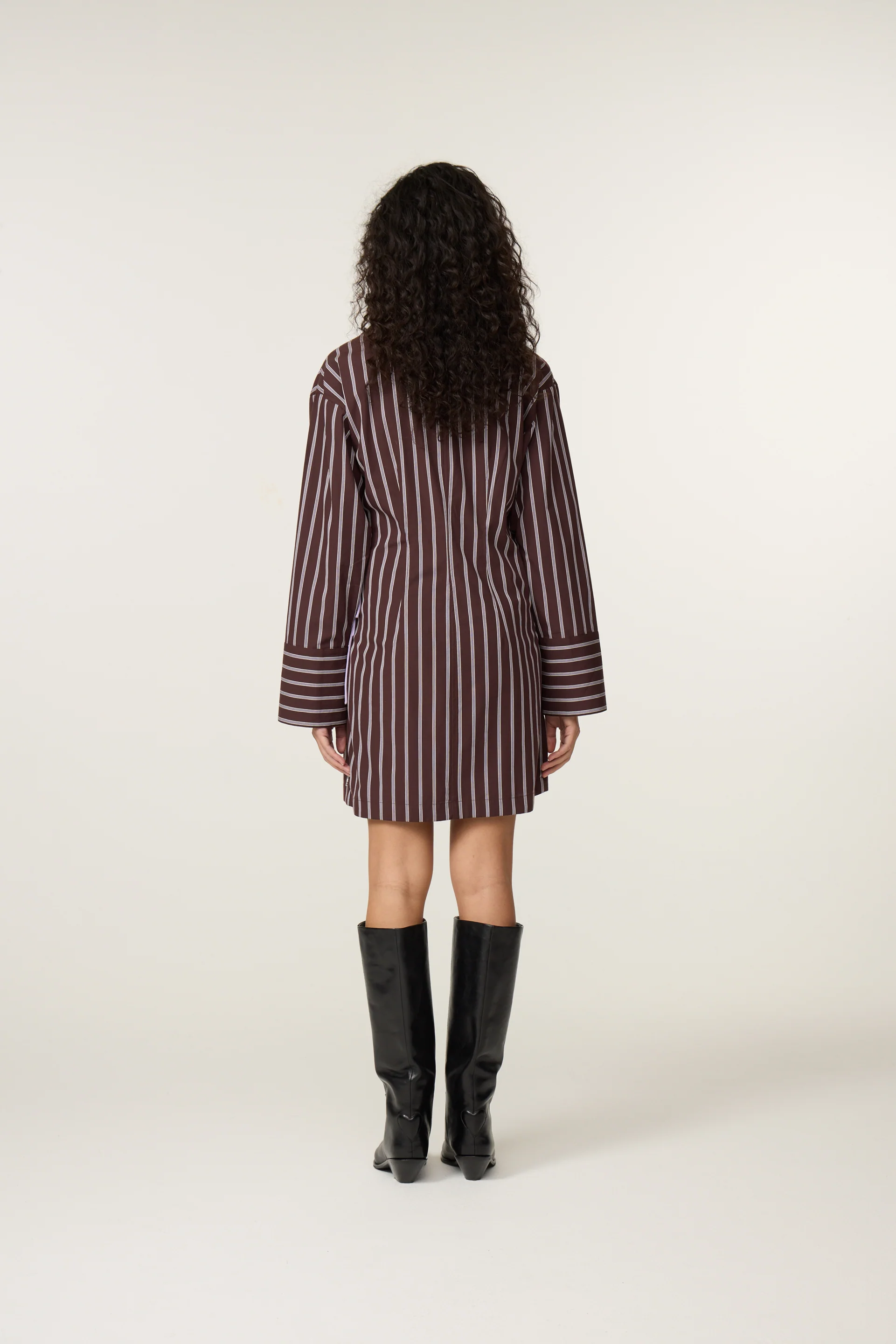 Nova Dress | Brown/Pink Candy