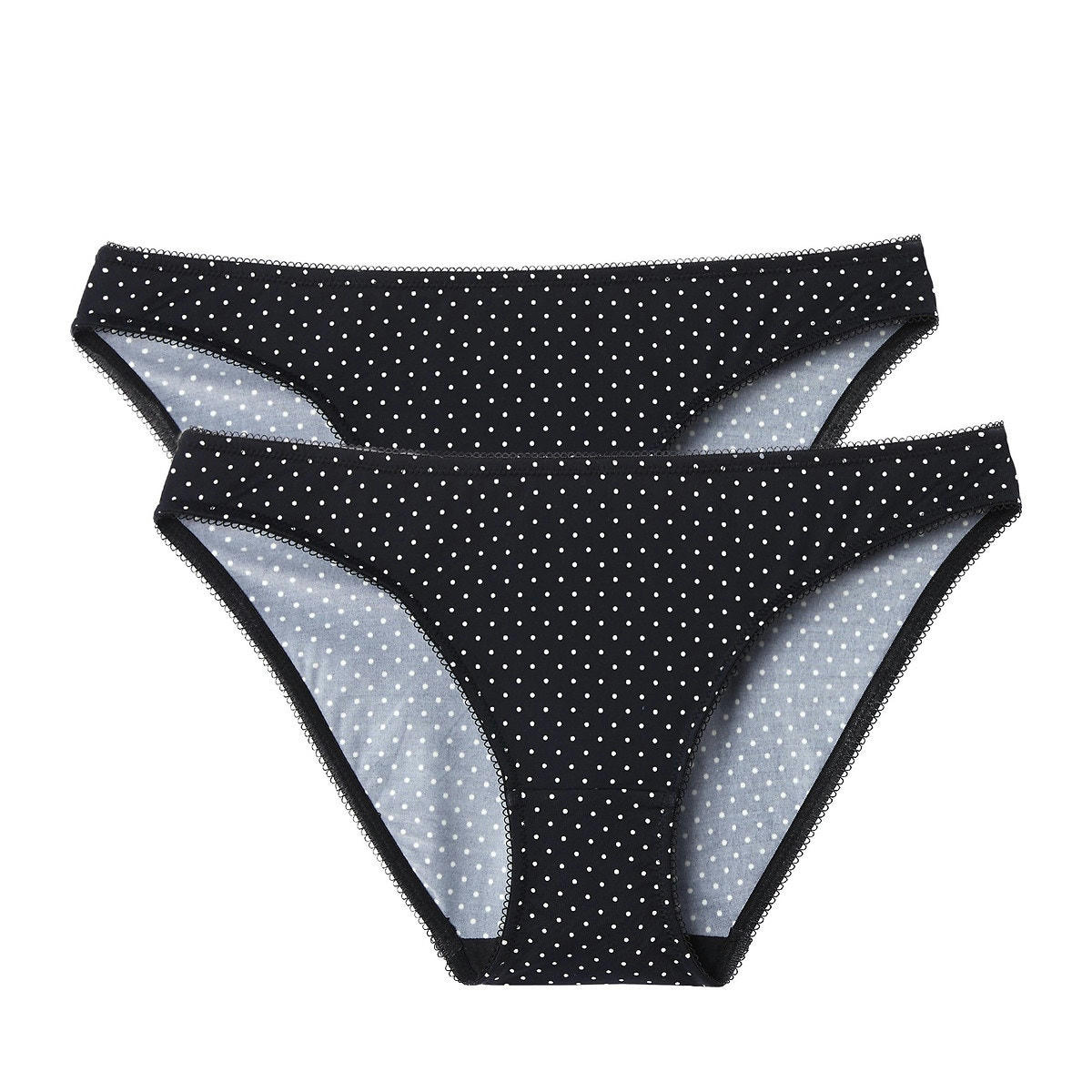 Lot de 2 slips en microfibre Ceilia