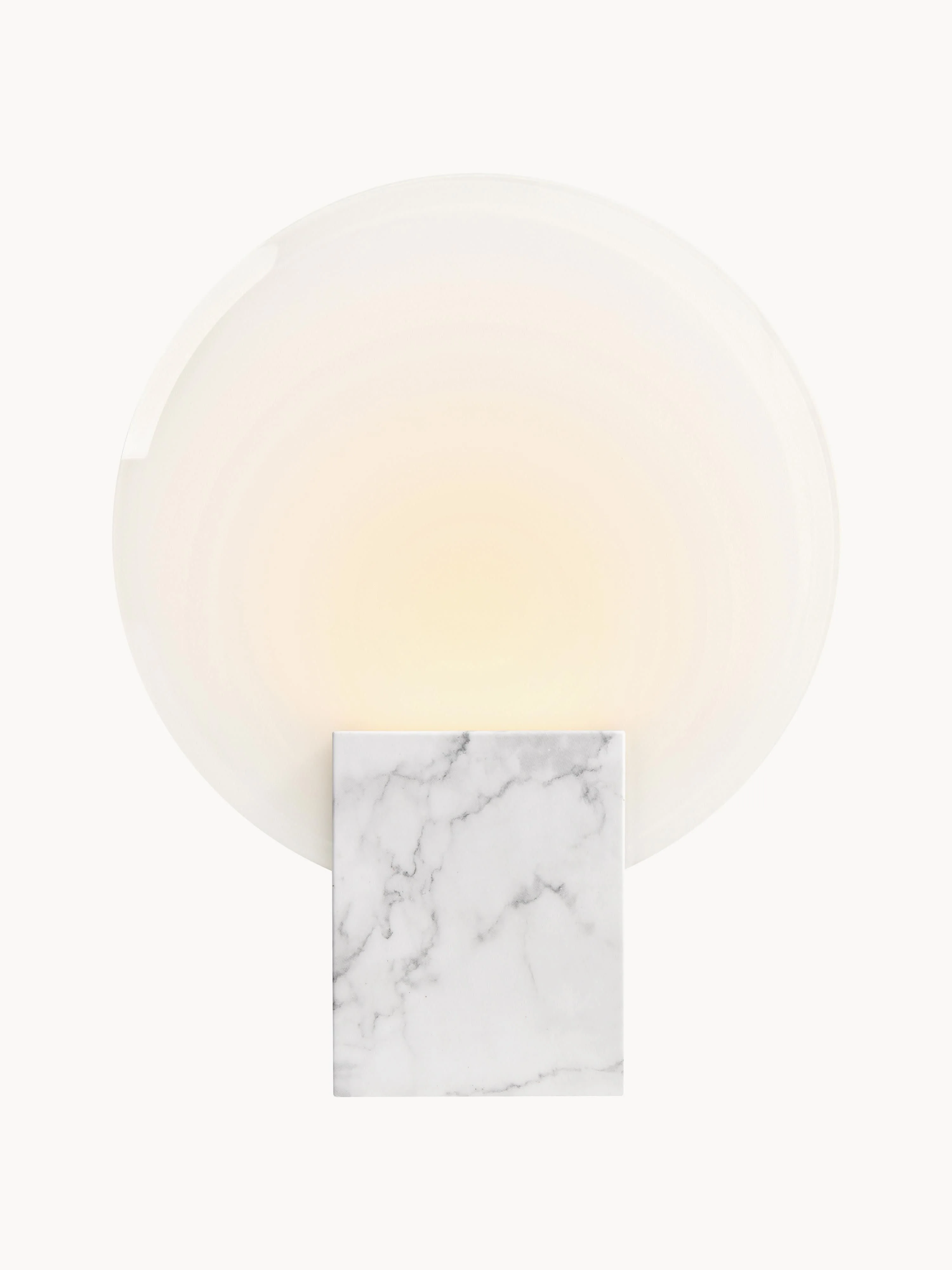 Dimmbare LED-Wandleuchte Hester in Marmor-Optik