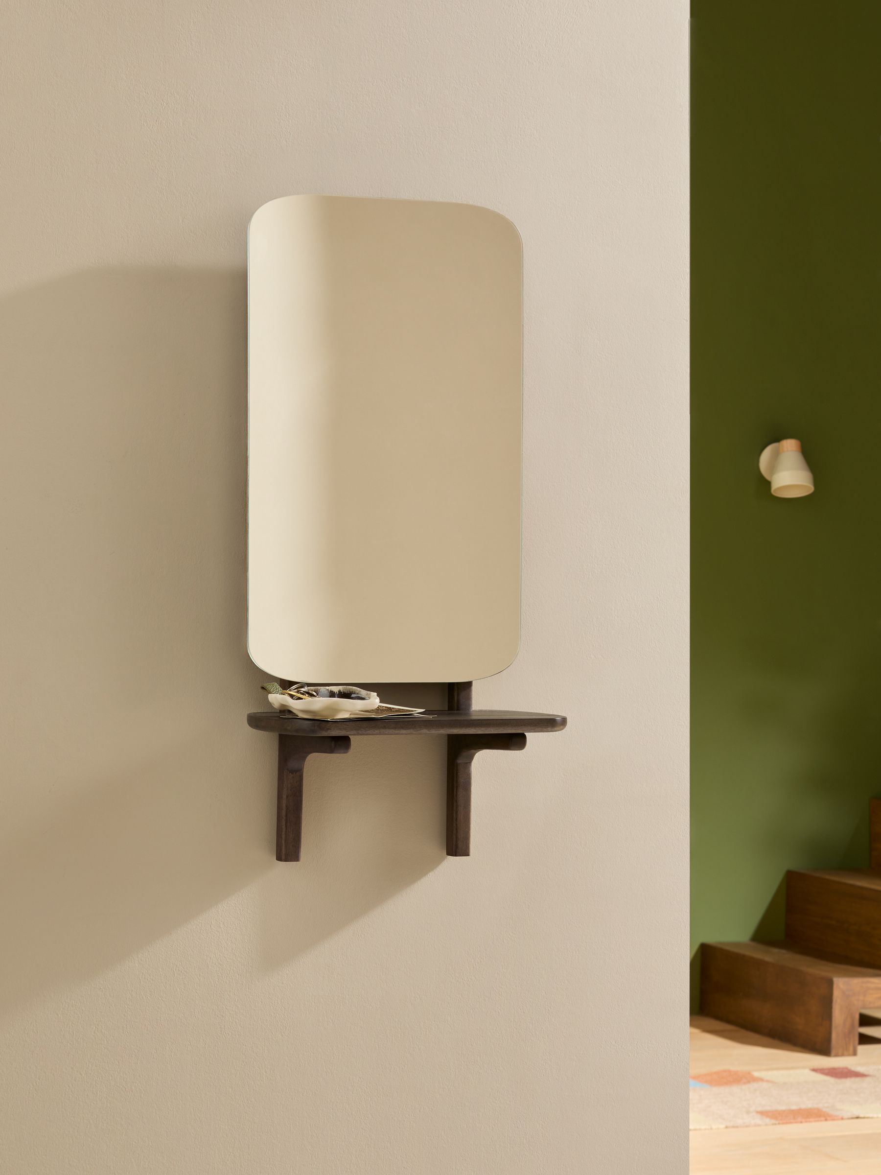 Maggie Mirror in Wood
