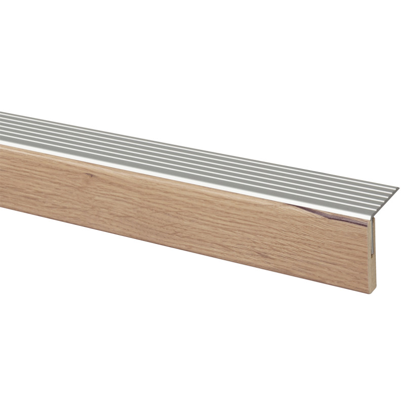 Profilé de finition pour escalier Chêne clair 130 x 5 cm CANDO