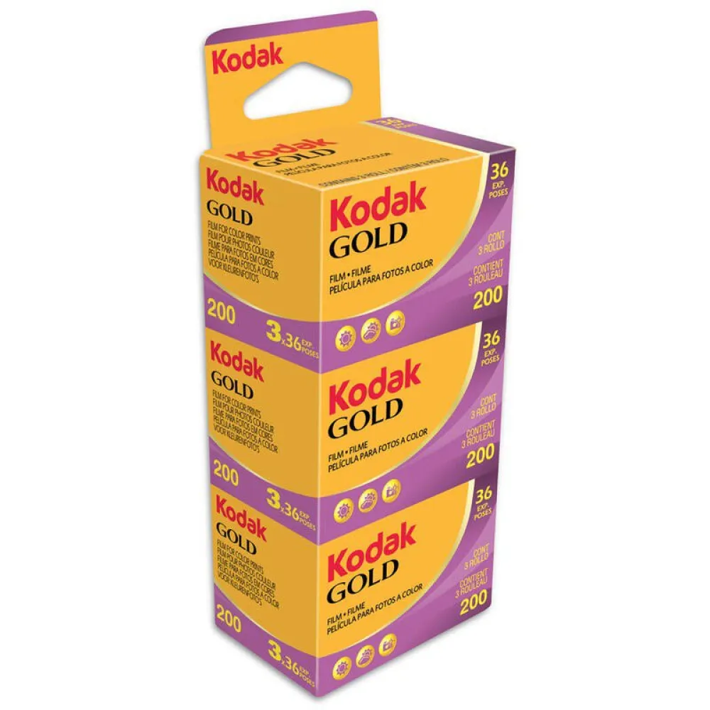 Kodak Gold 200 GB135-36-V 3 Pack Reel