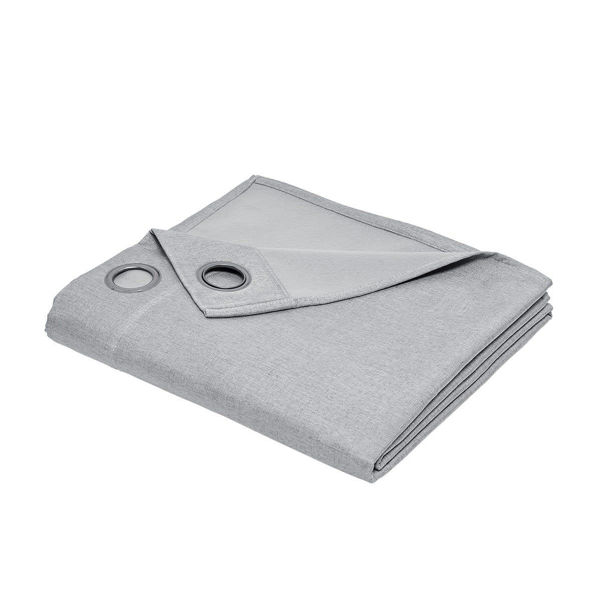 - Rideau isolant en Polyester Gris clair 140x240 cm