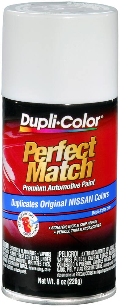 Dupli-Color Perfect Match Premium Acrylic Lacquer Automotive Aerosol Spray Paint, Super White (326), 227-g