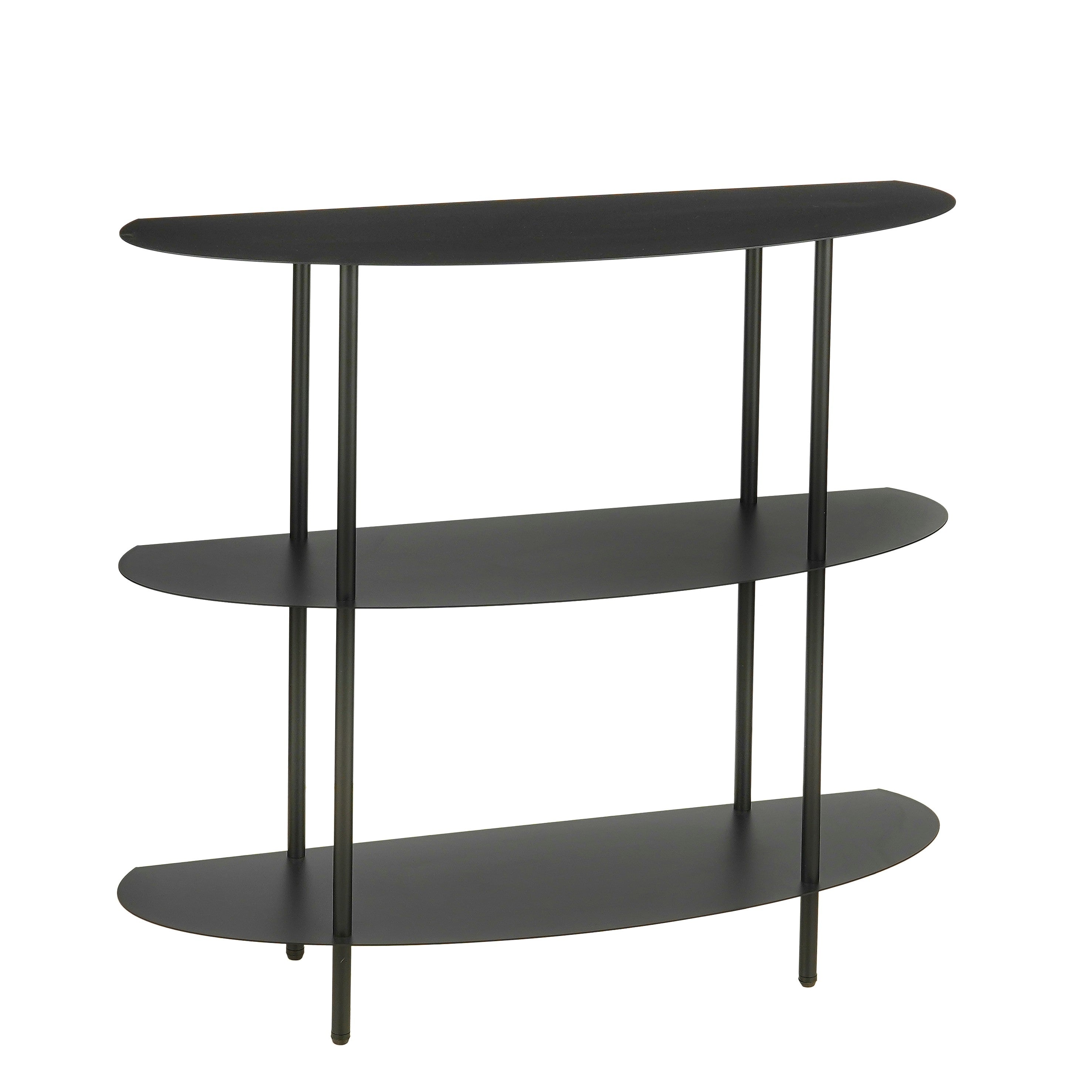 Mica Decorations Wandrek – Opbergrek en Metalen Wandrek voor Decoratie Woonkamer – Geschikt voor Planten en Accessoires – Stevig Rek van IJzer – 90 x