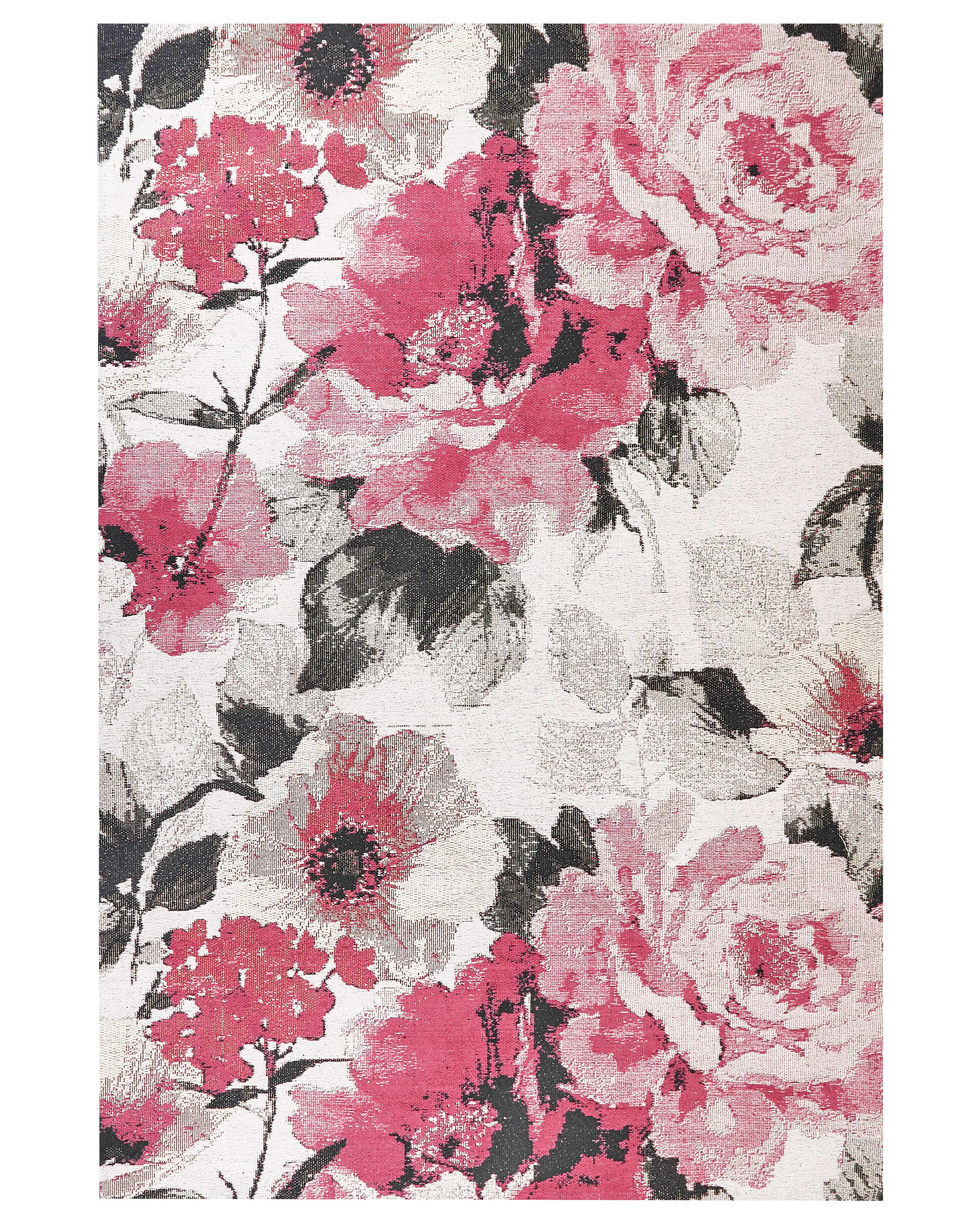 Rug EJAZ Pink 140 x 200 cm Cotton