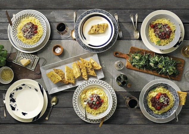 New Royal Doulton 6Pc Pacific 23Cm Pasta Bowl Set Of 6