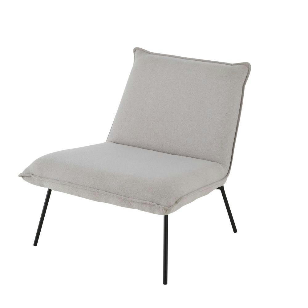 Sam - Fauteuil gris clair