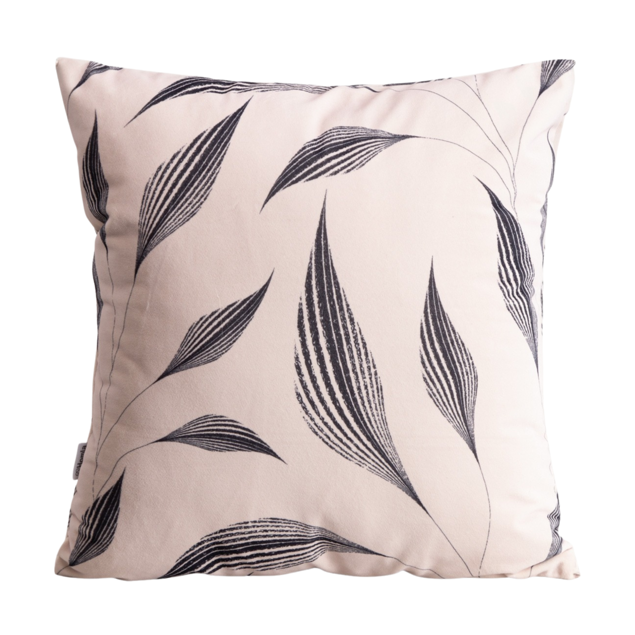 Poszewka EMMA z gęsto tkanego weluru z dekoracyjnym wzorem 45x45cm HOMLA