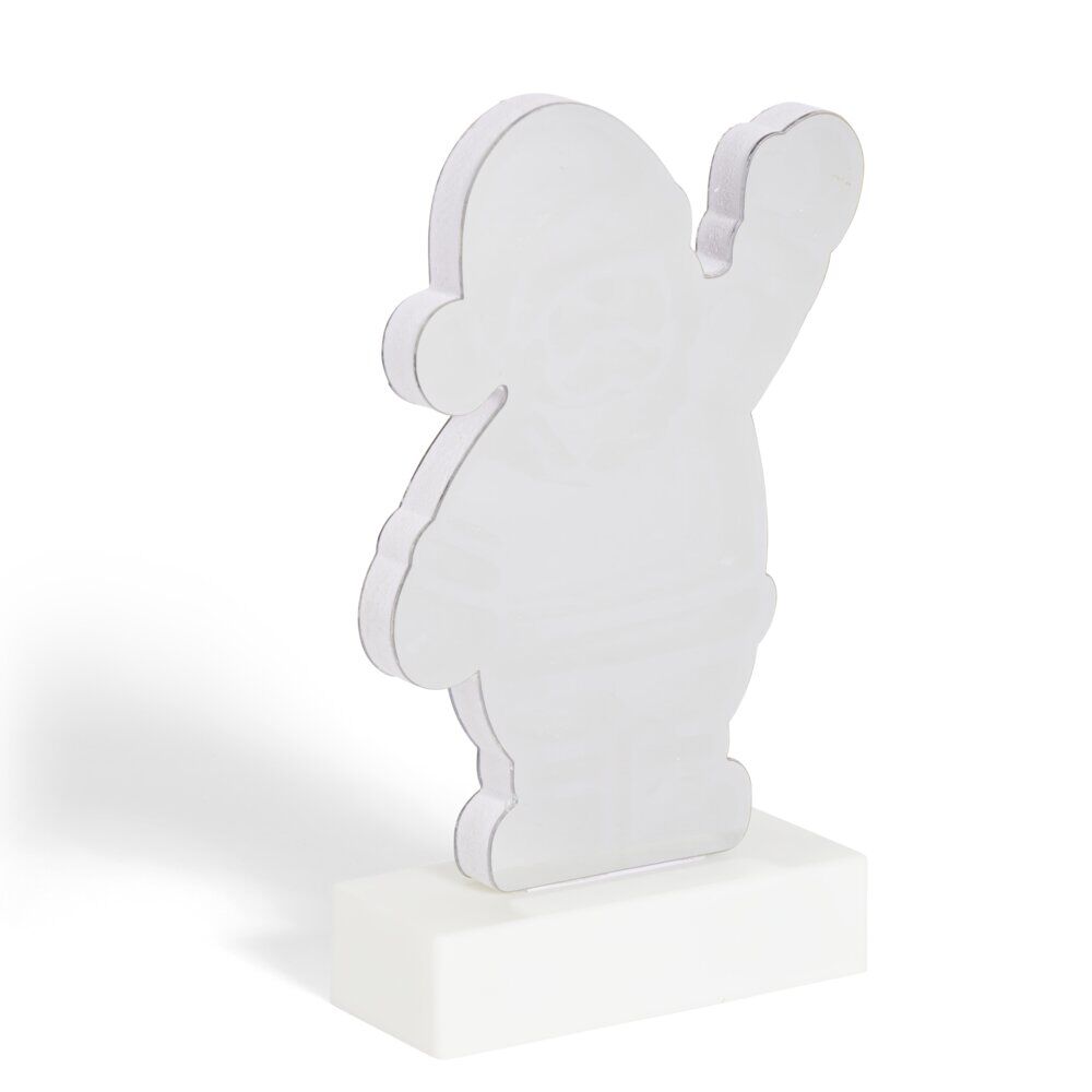 Père no&euml;l miroir infini lumineux 117LED H23,5cm