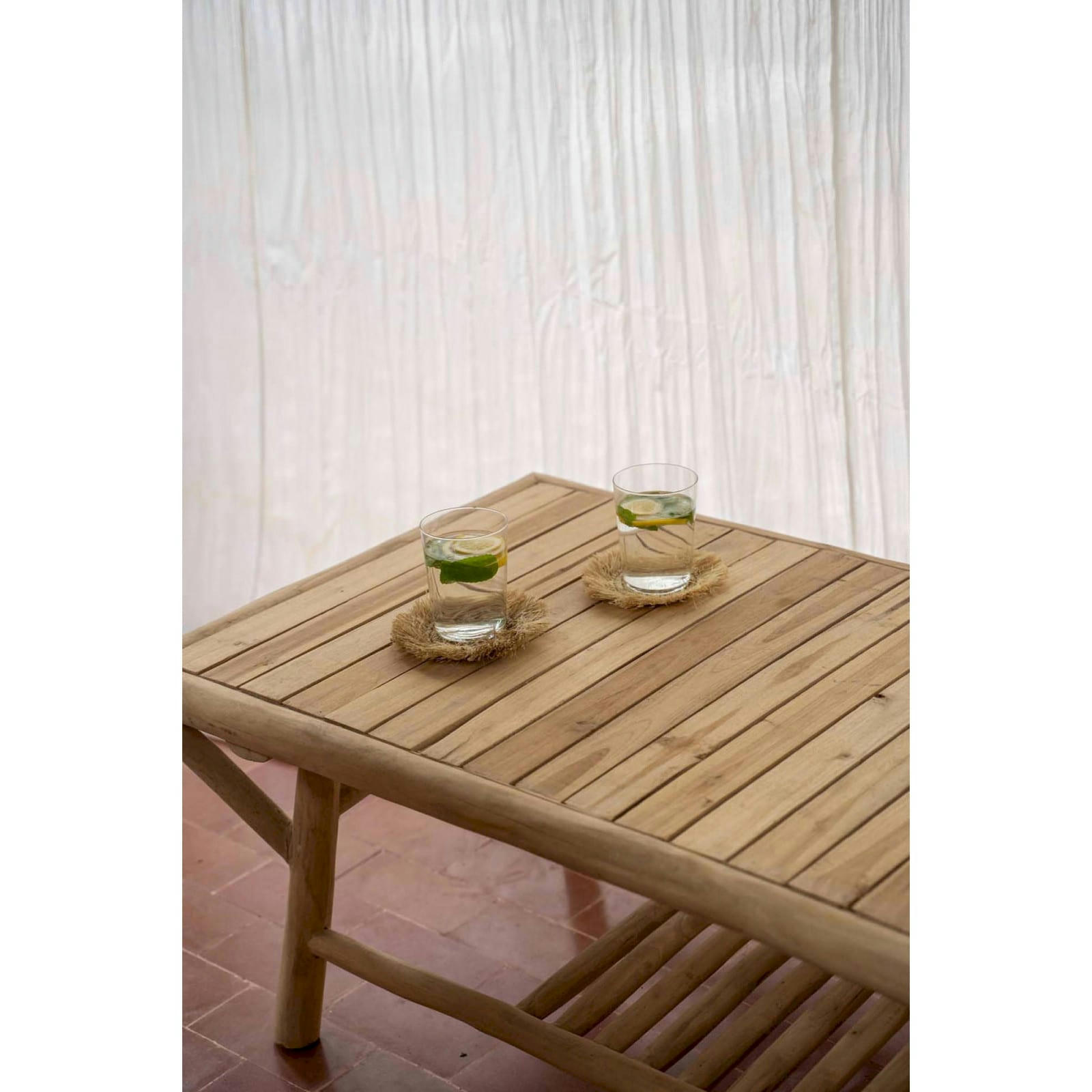 BALI BAZAR - Table basse Bois Bois clair