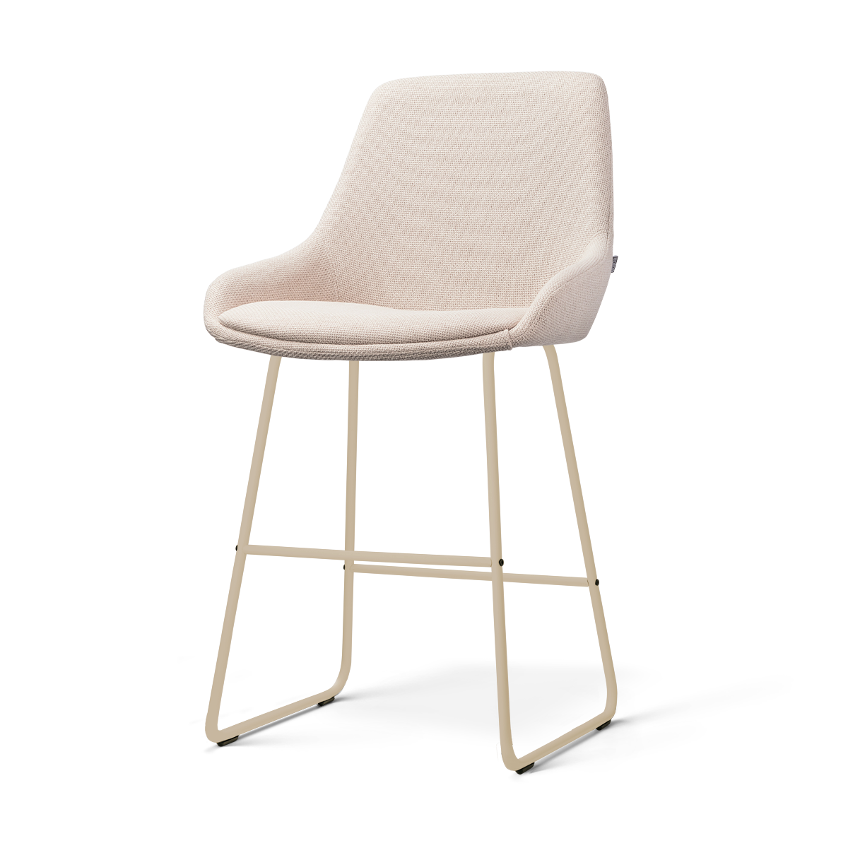 Nolon Nino-Isa barkruk beige - beige onderstel - 65 cm
