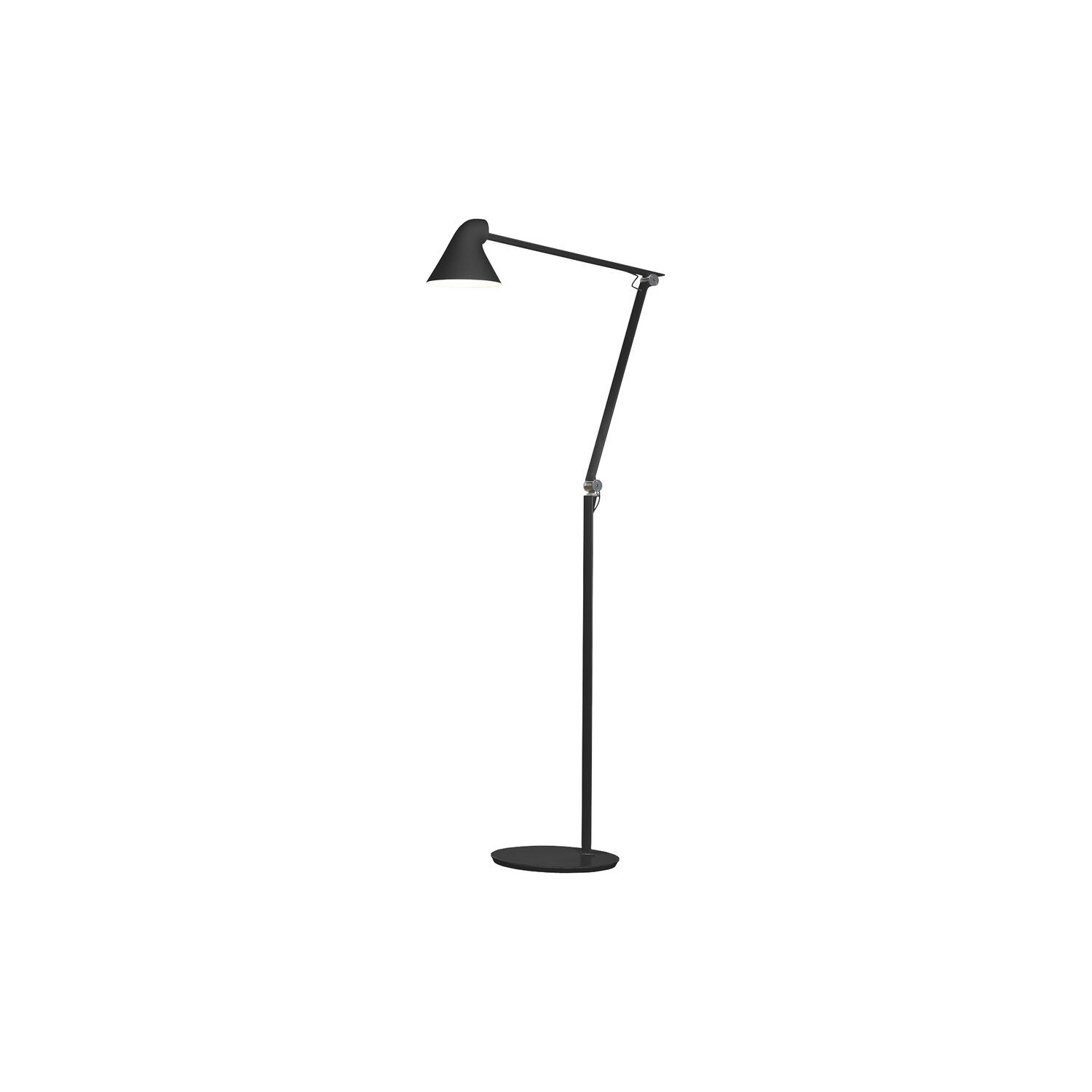 NJP gulvlampe, sort