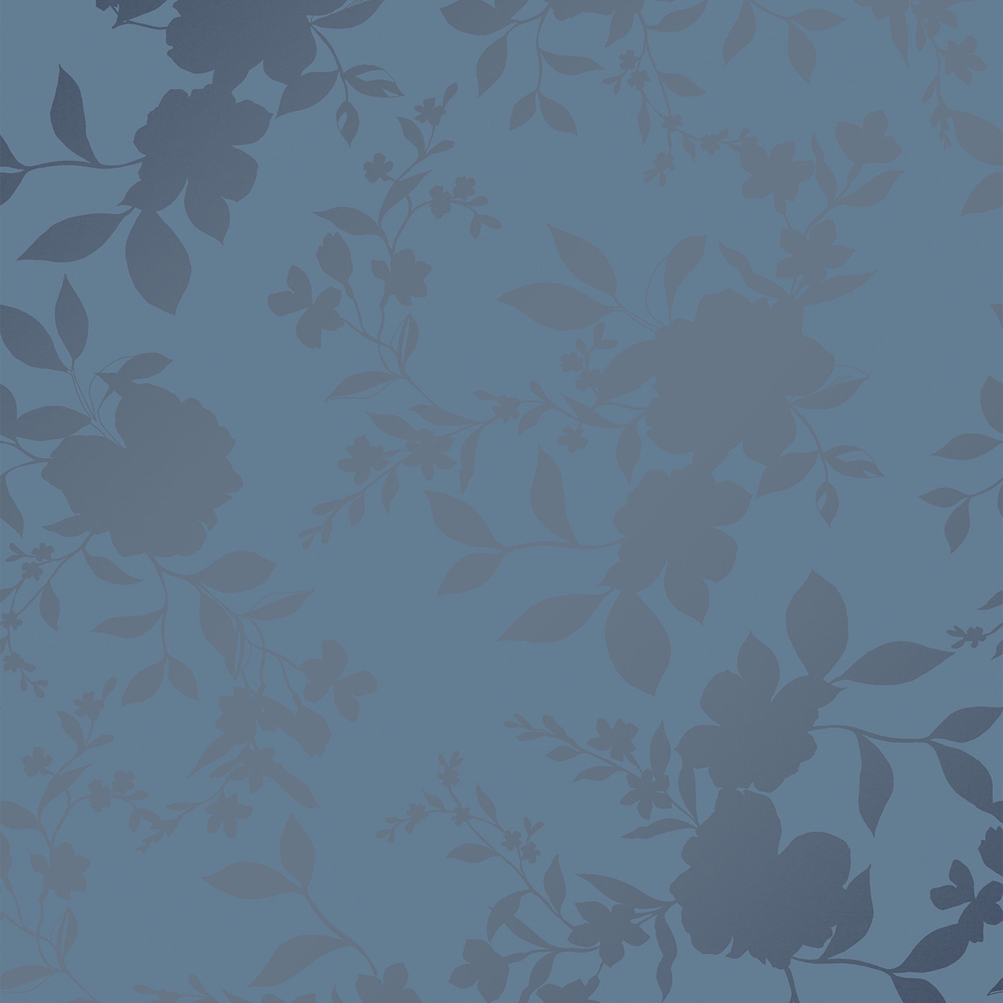 Laura Ashley Vliesbehang - Westbourne Midnight Blue - Blauw 10mx52cm